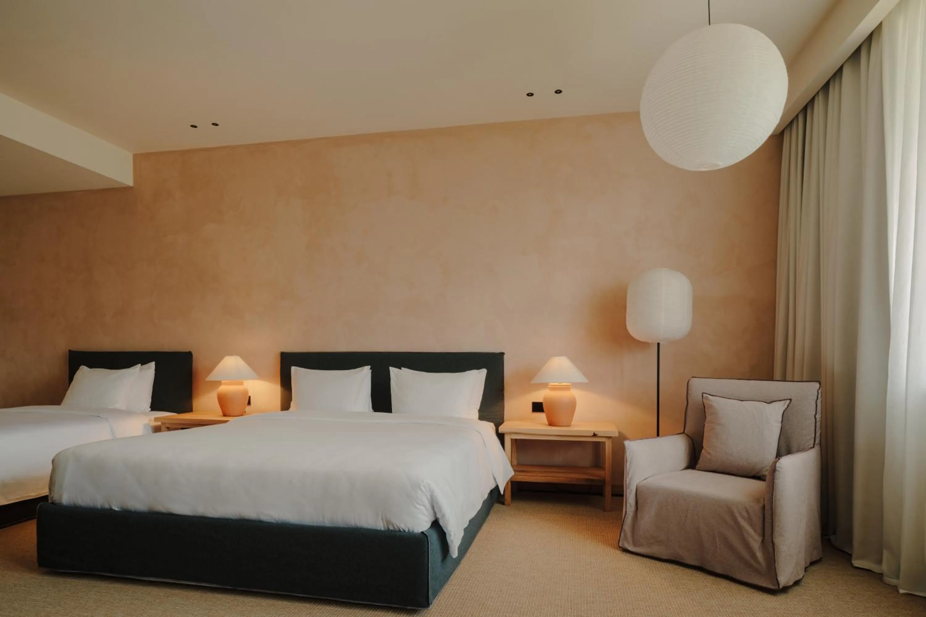 Bed in Lopota Lake Resort & Spa