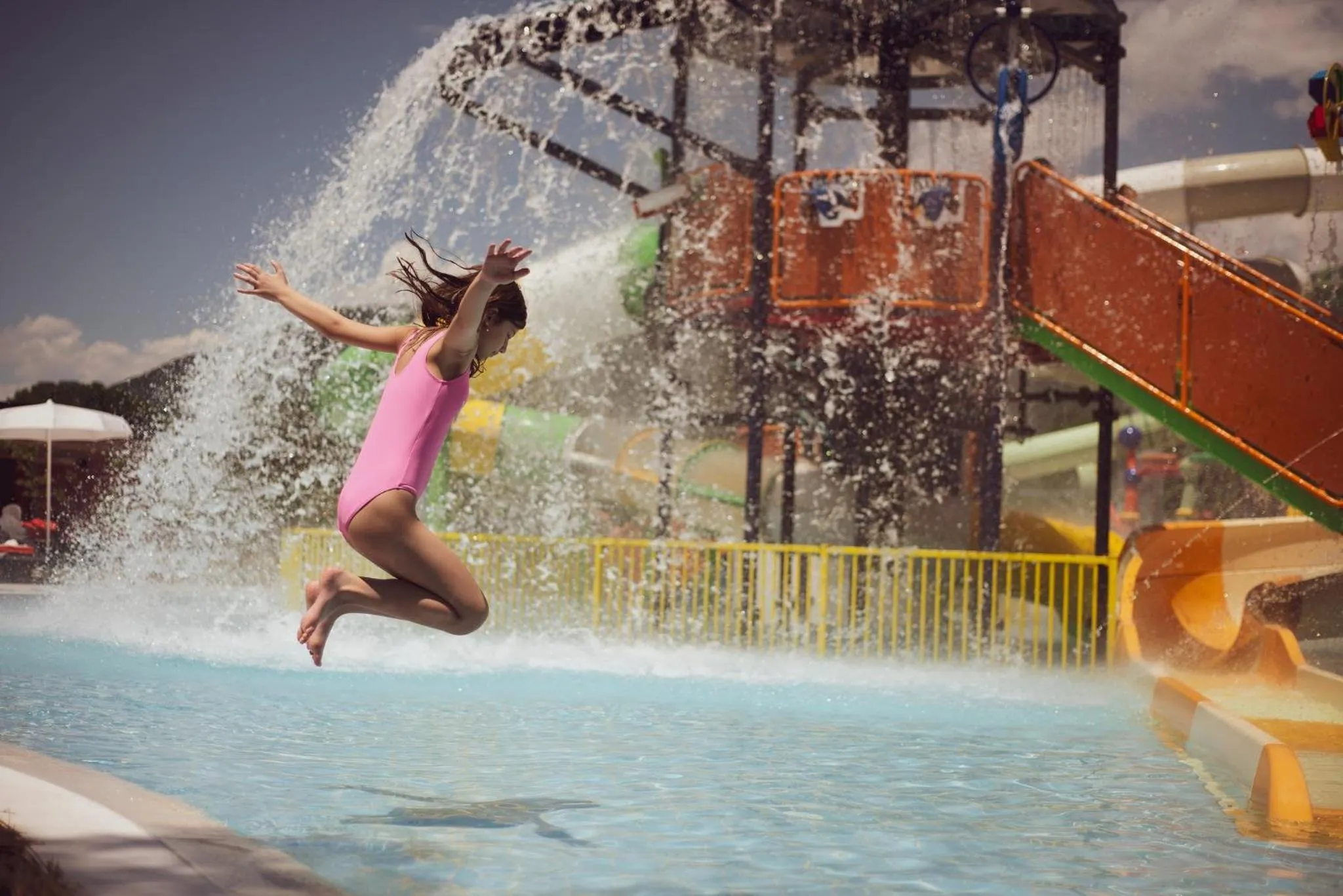 Aqua park in Lopota Lake Resort & Spa