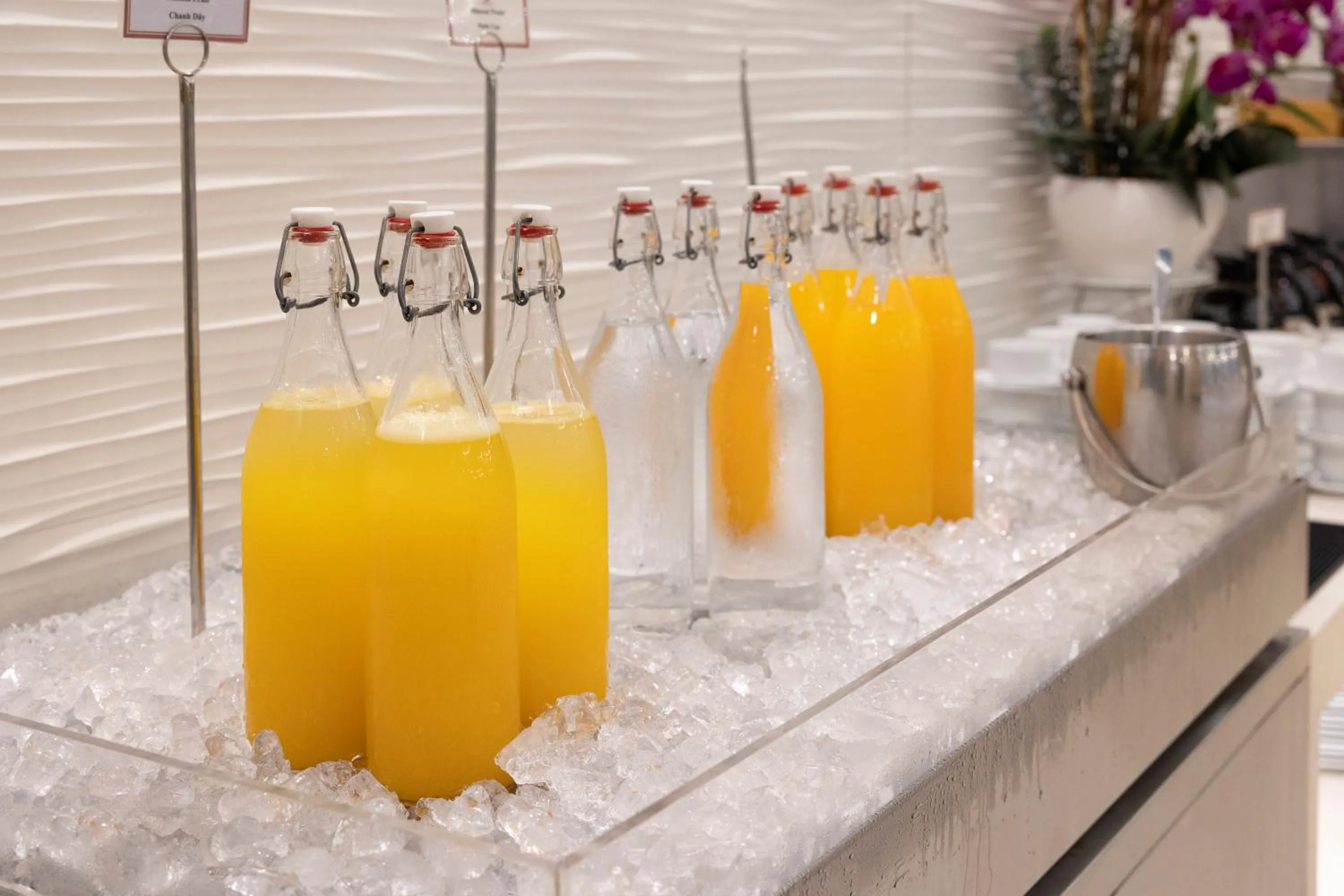 Buffet breakfast in Eden Star Saigon Hotel