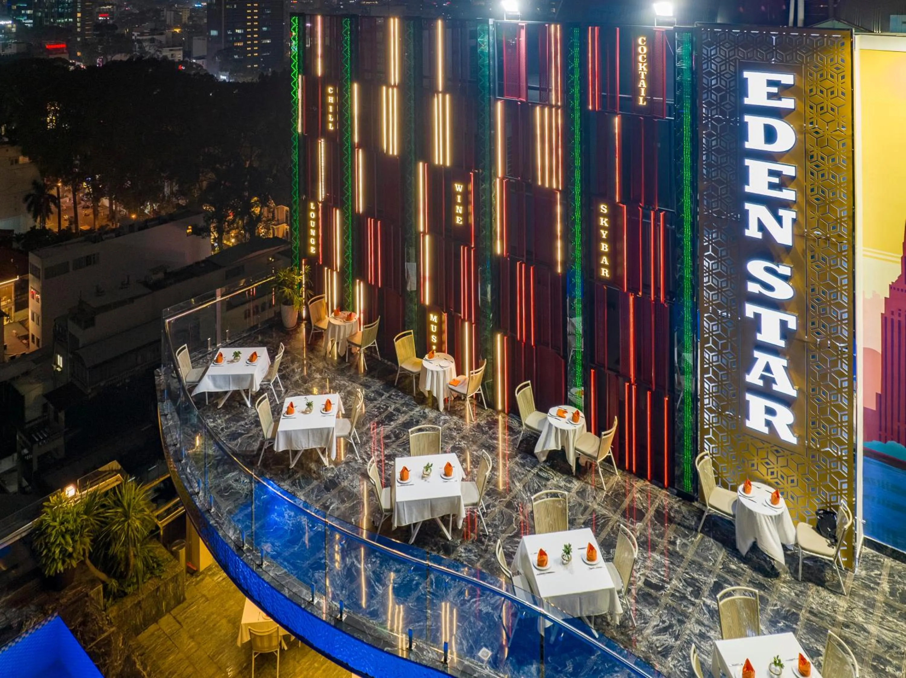 Restaurant/places to eat in Eden Star Saigon Hotel