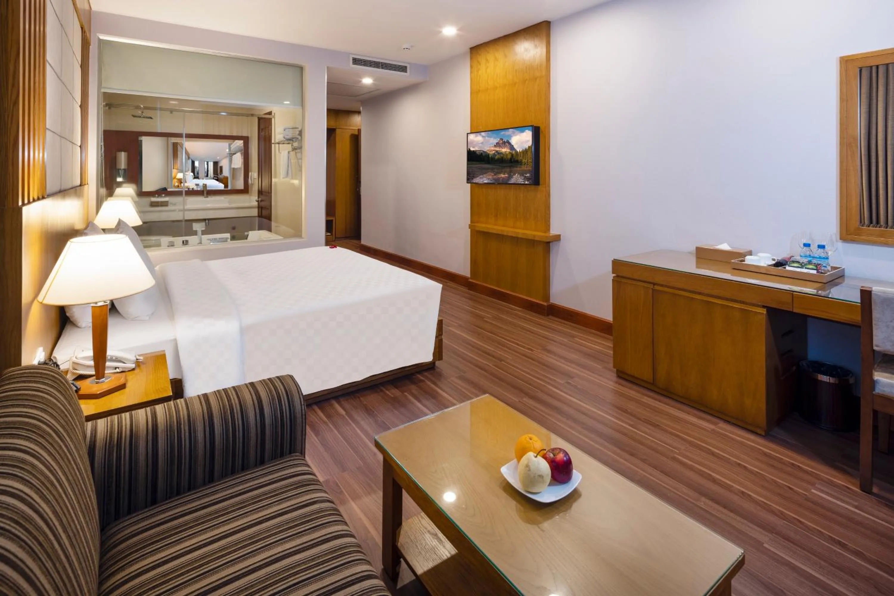 Bedroom, Bed in Eden Star Saigon Hotel