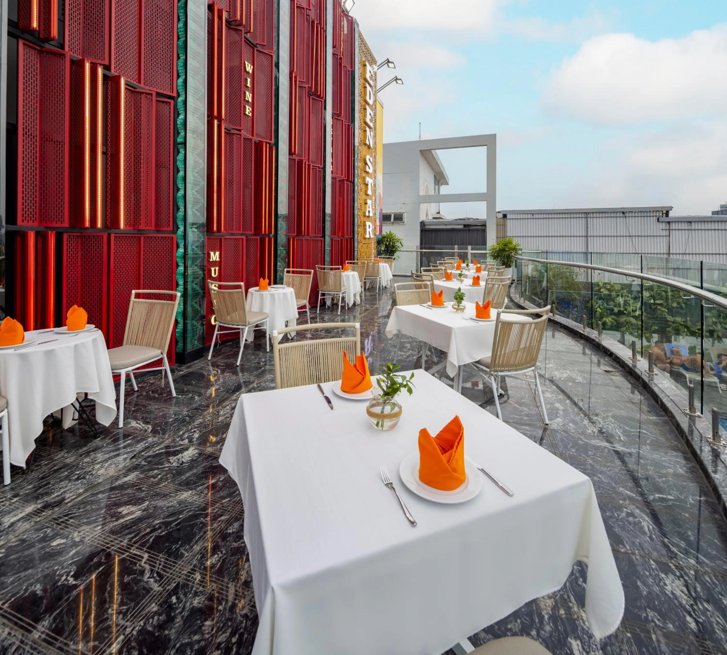 Restaurant/places to eat in Eden Star Saigon Hotel