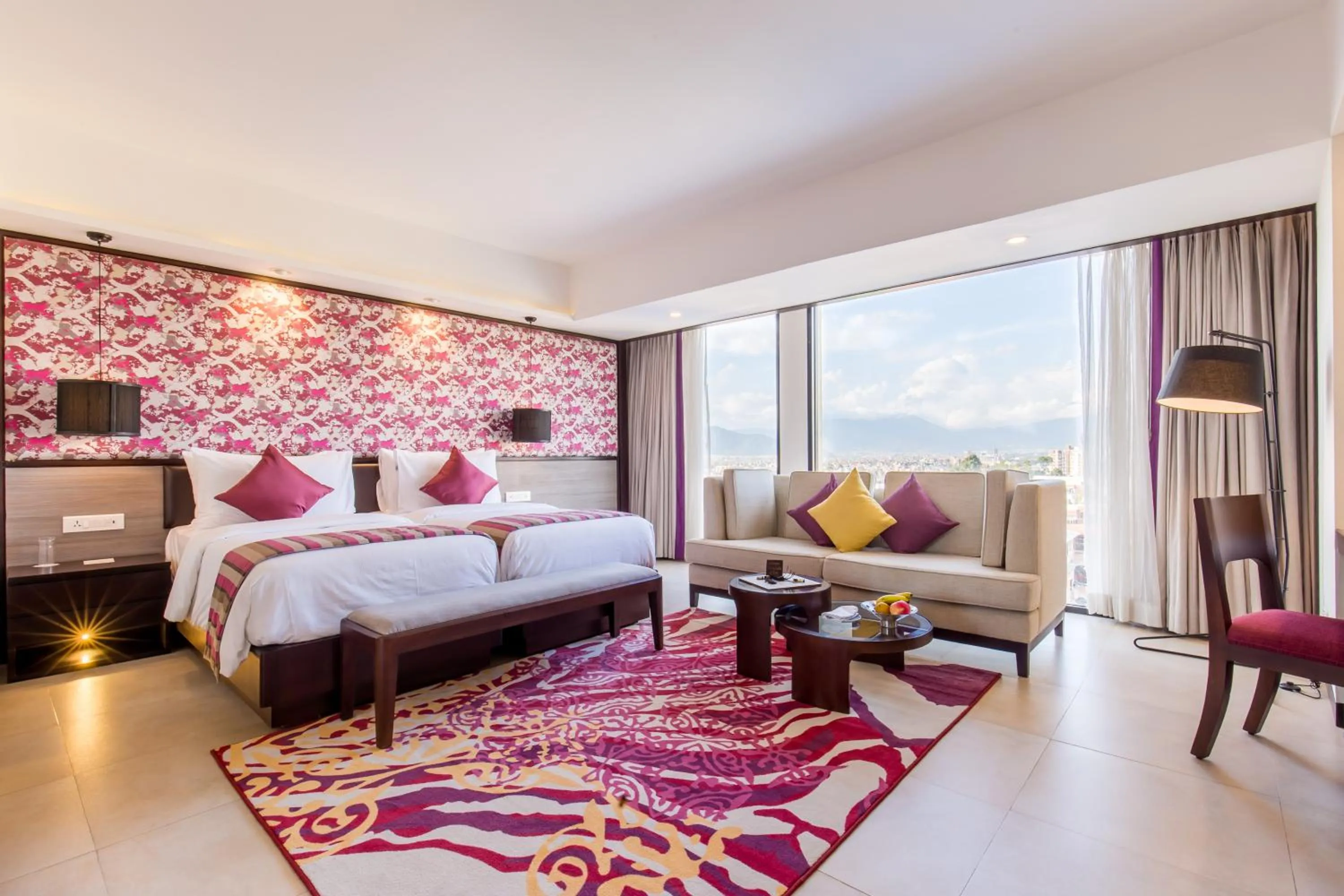 Photo of the whole room, Bed in Vivanta Kathmandu