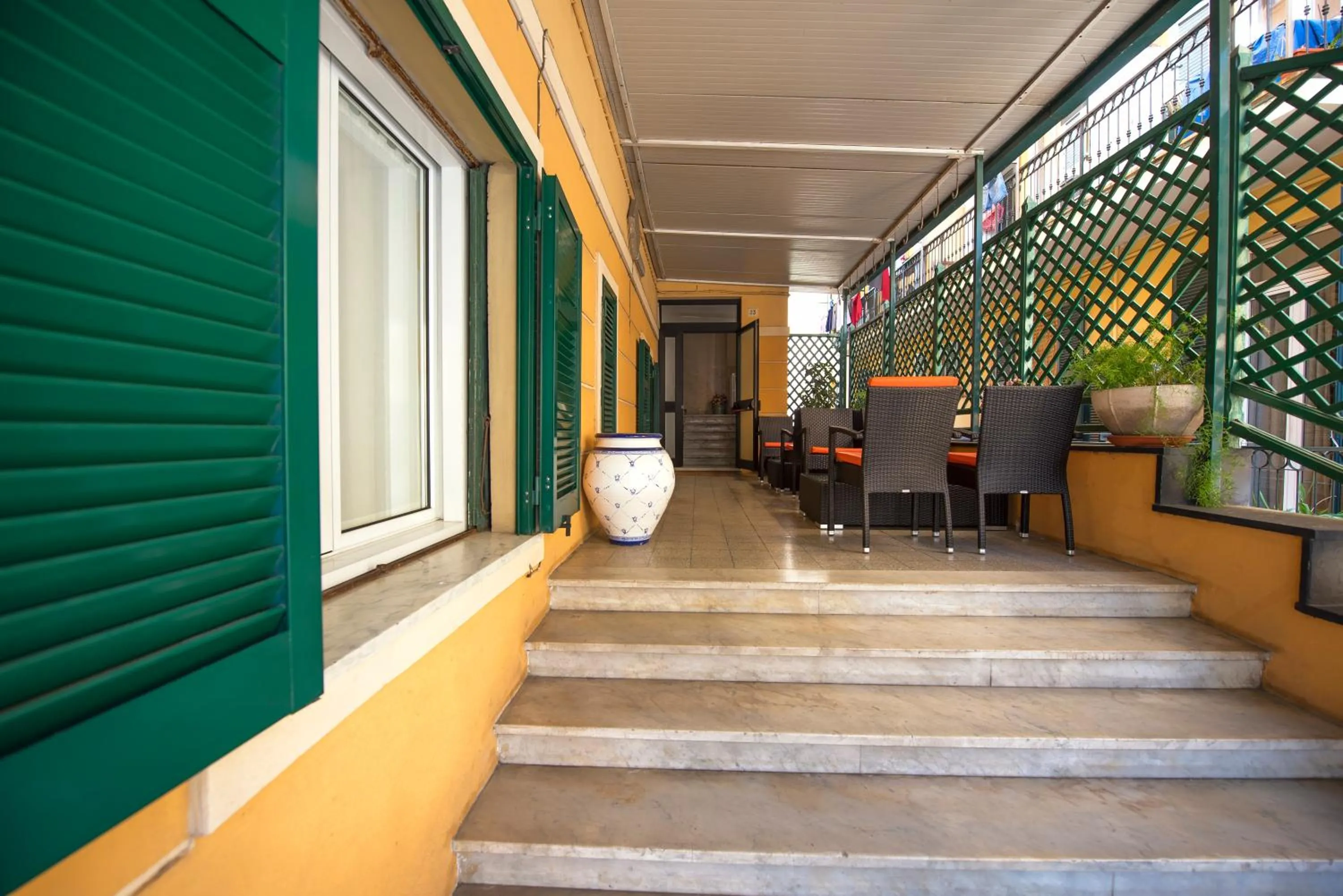 Patio in Hotel Bristol