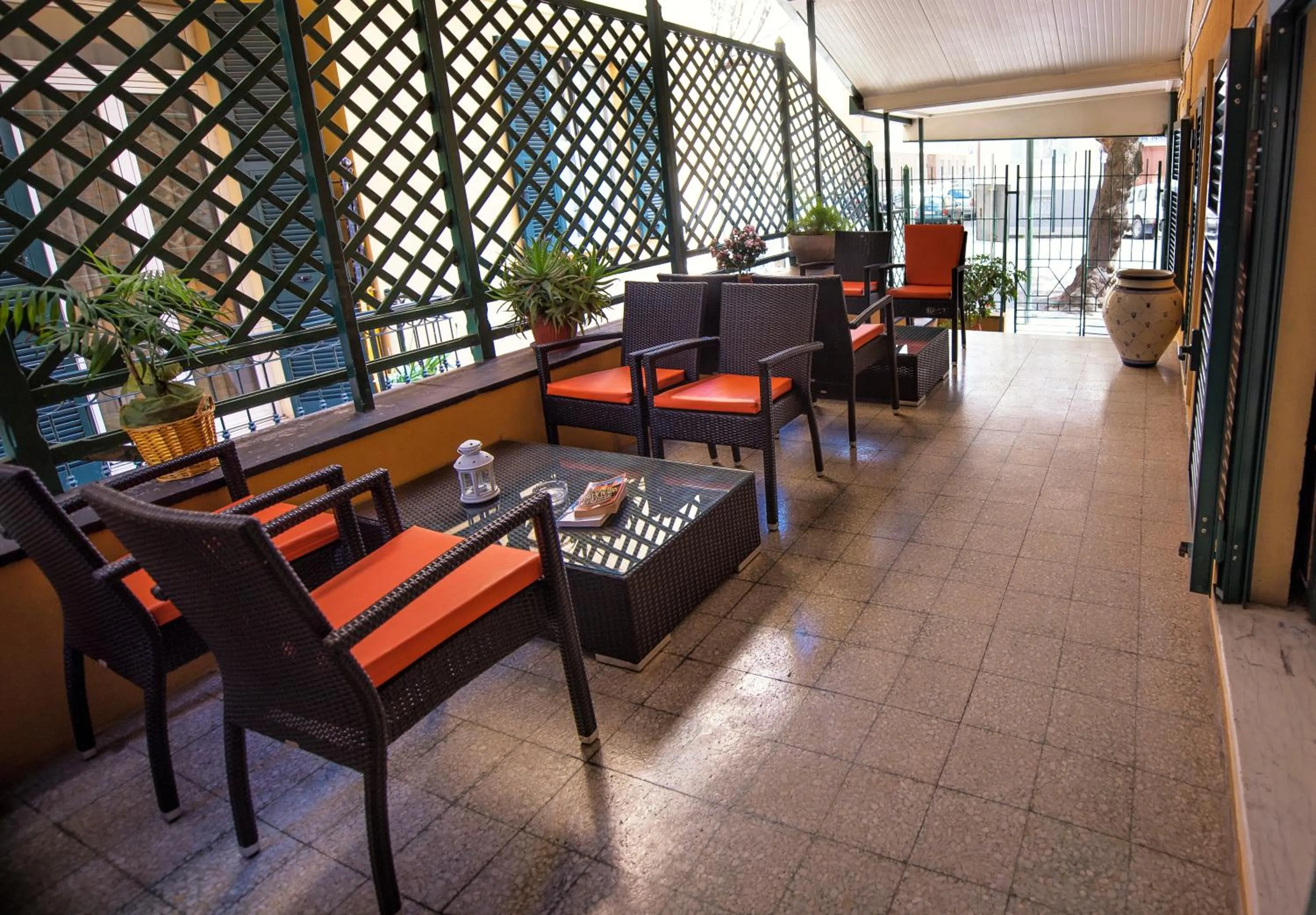 Patio in Hotel Bristol