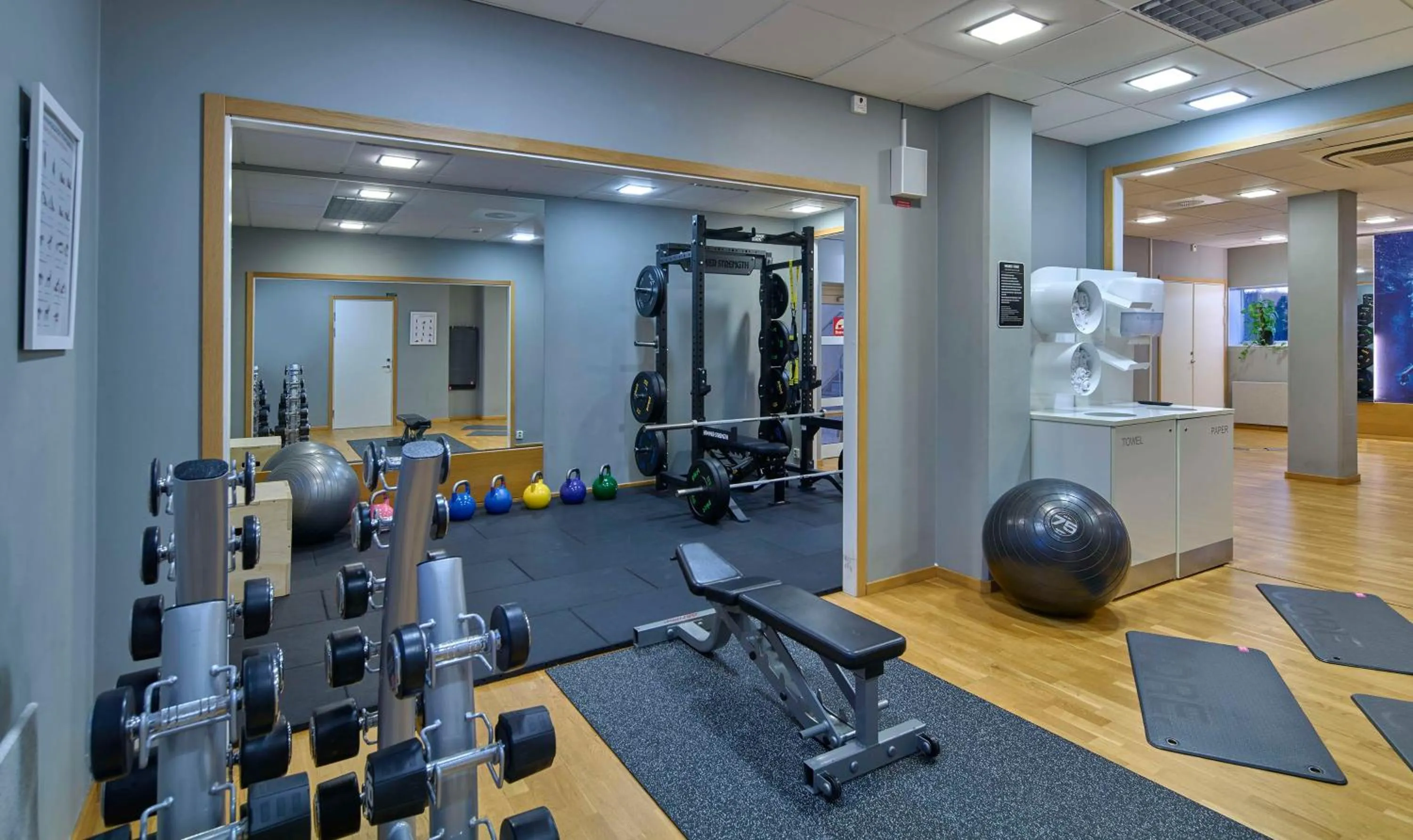 Fitness centre/facilities in Scandic Bollnäs