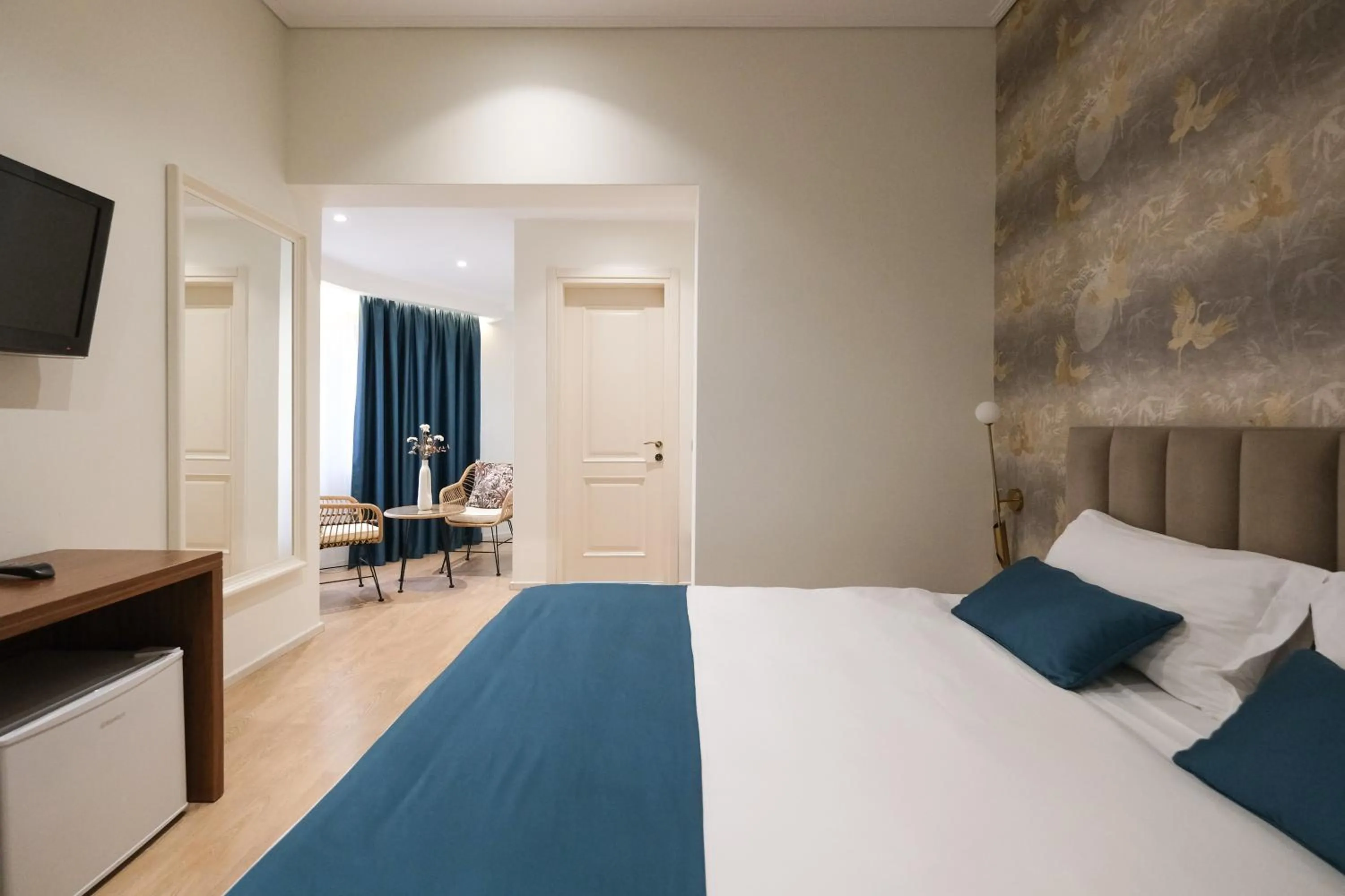 Bedroom, Bed in Golden City Hotel , Tirana