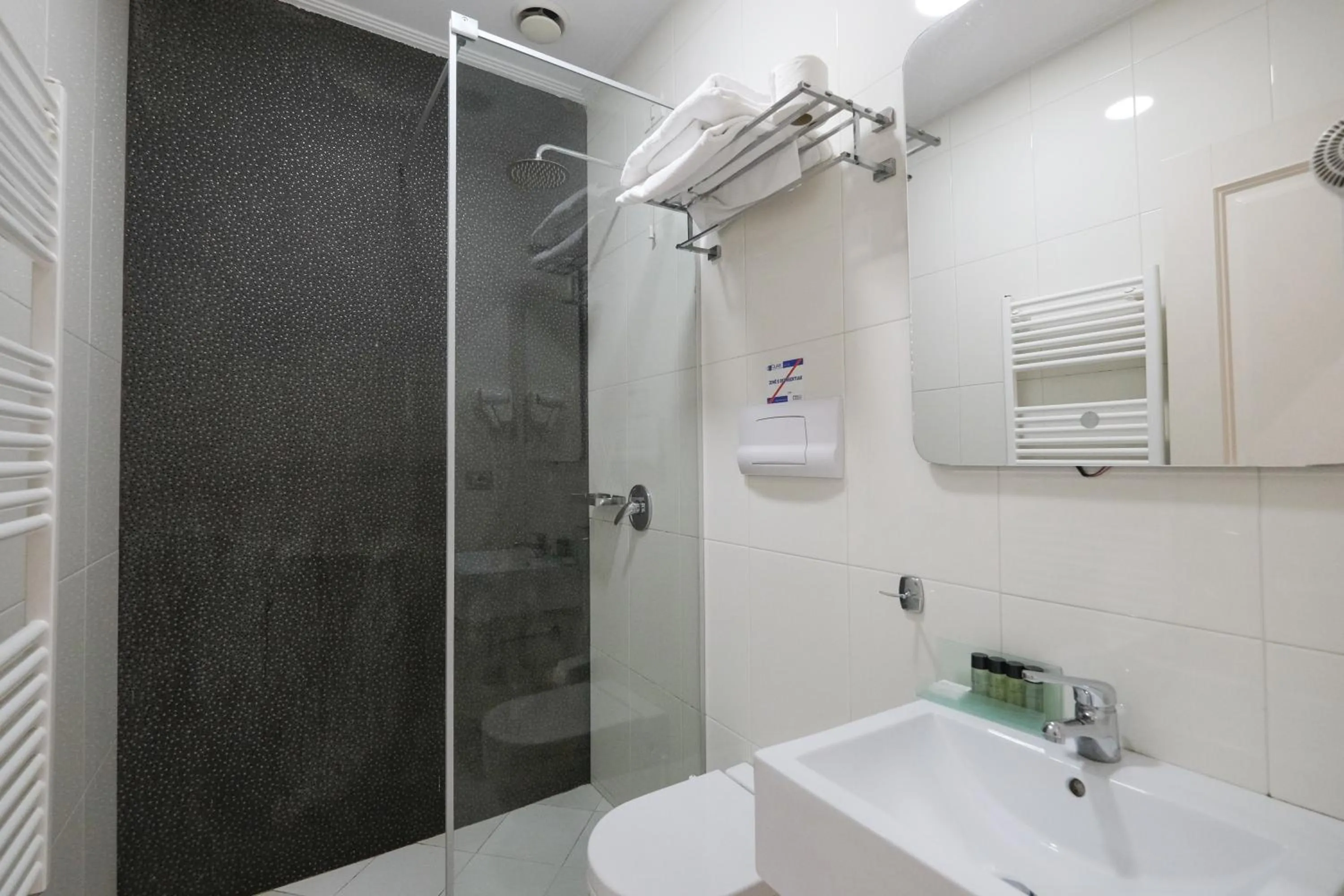 Bathroom in Golden City Hotel , Tirana