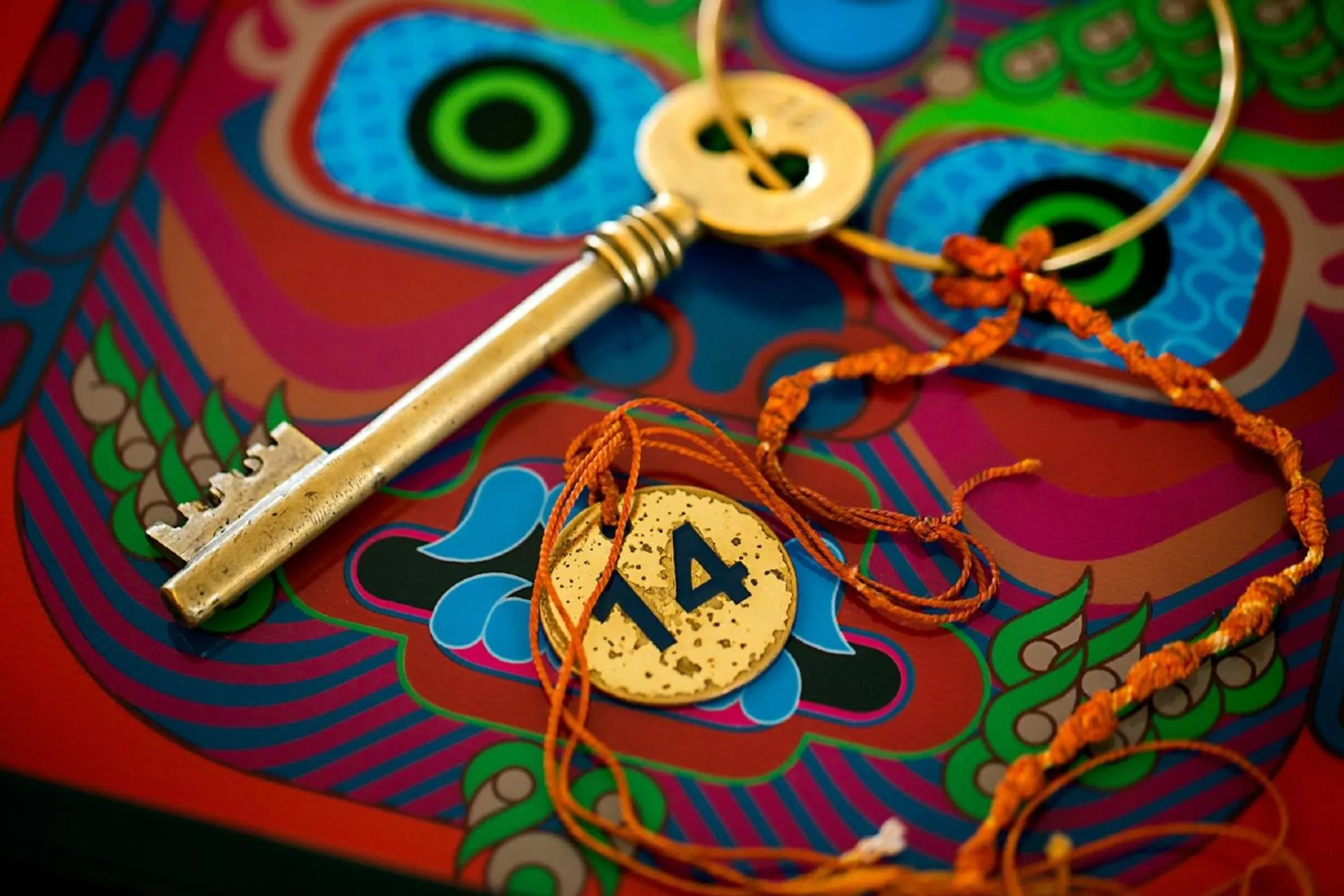 Decorative detail in Villa Shanti - Heritage Hotel for Foodies