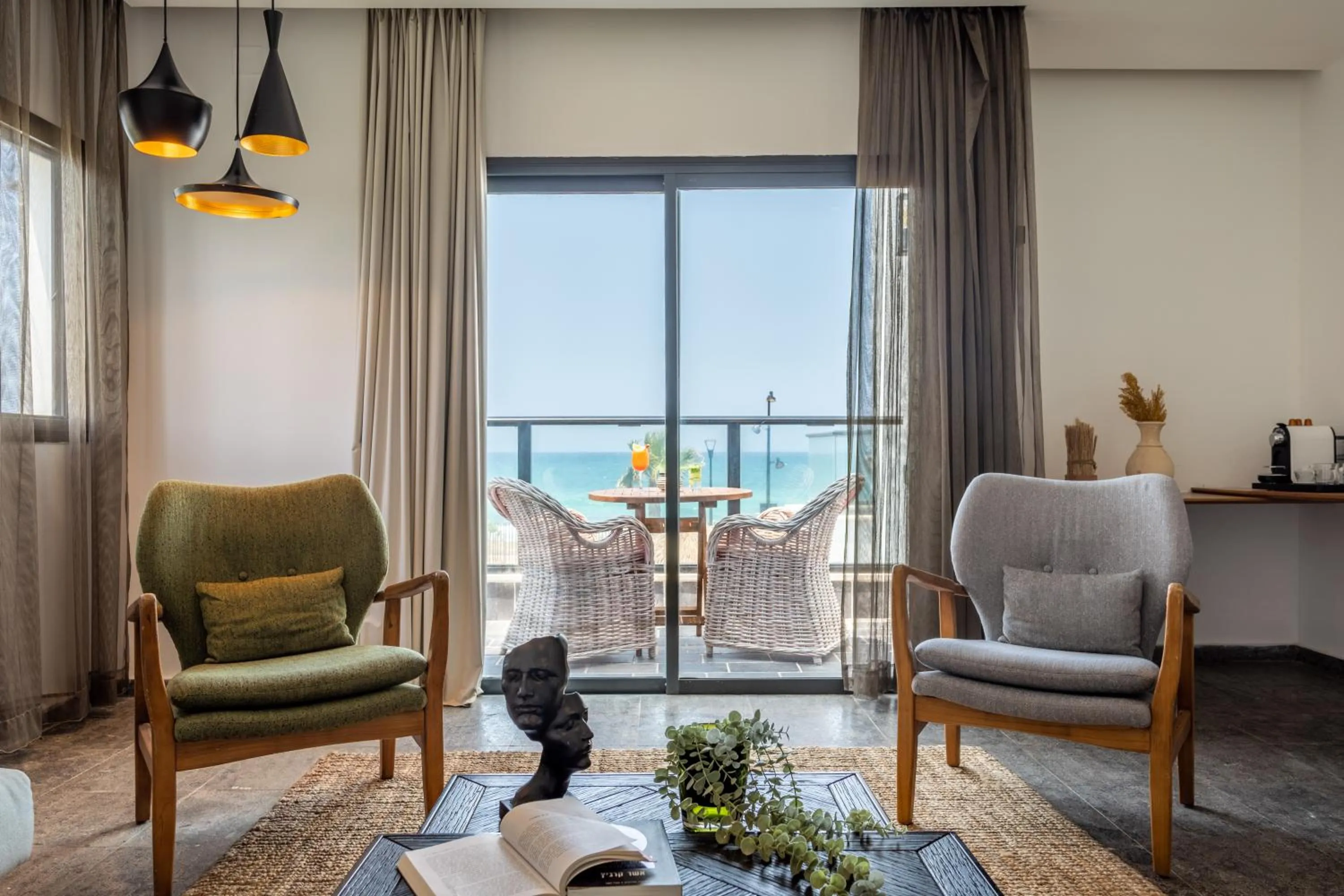 Seating area in Jacob Sea Life Nahariya