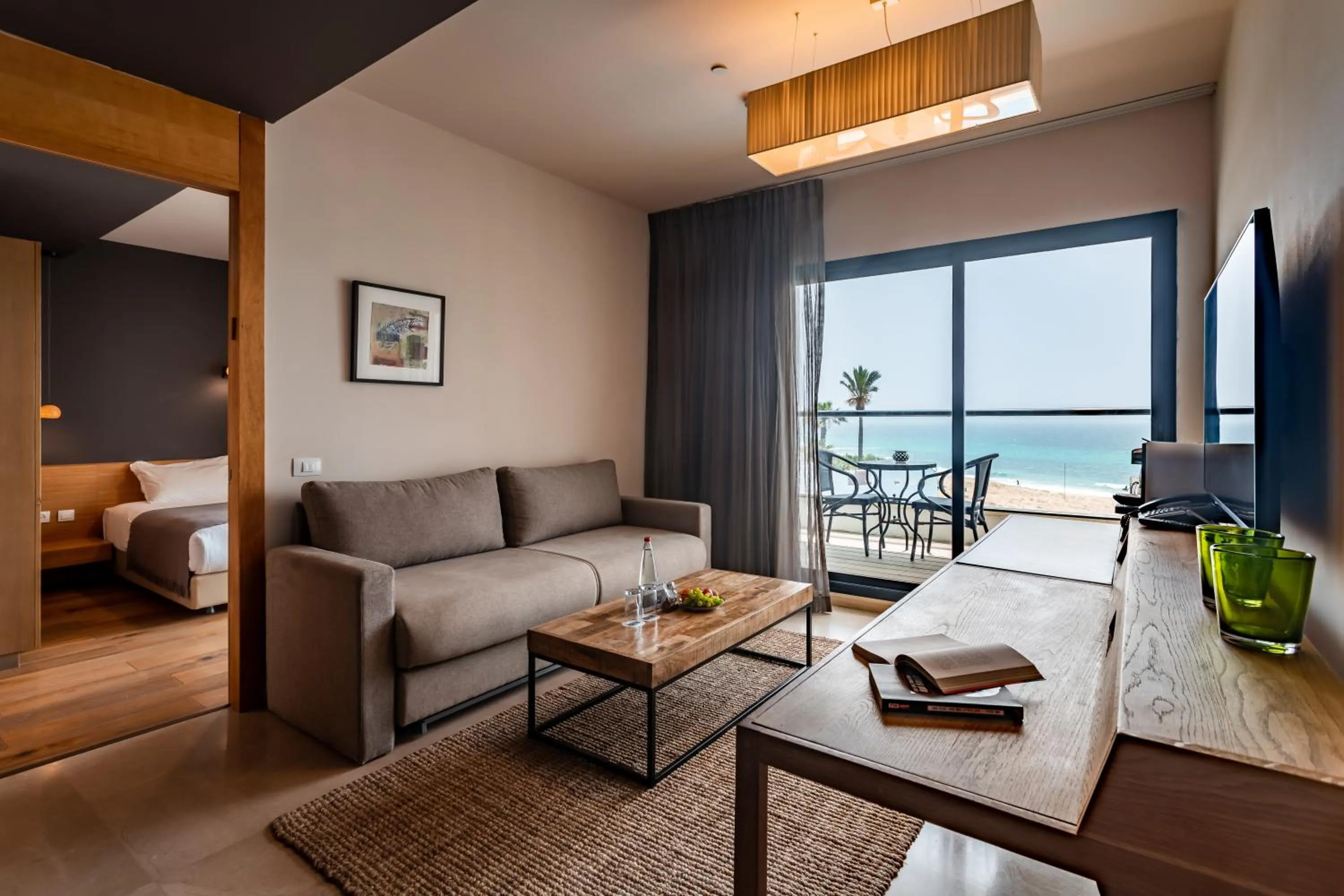 Living room in Jacob Sea Life Nahariya