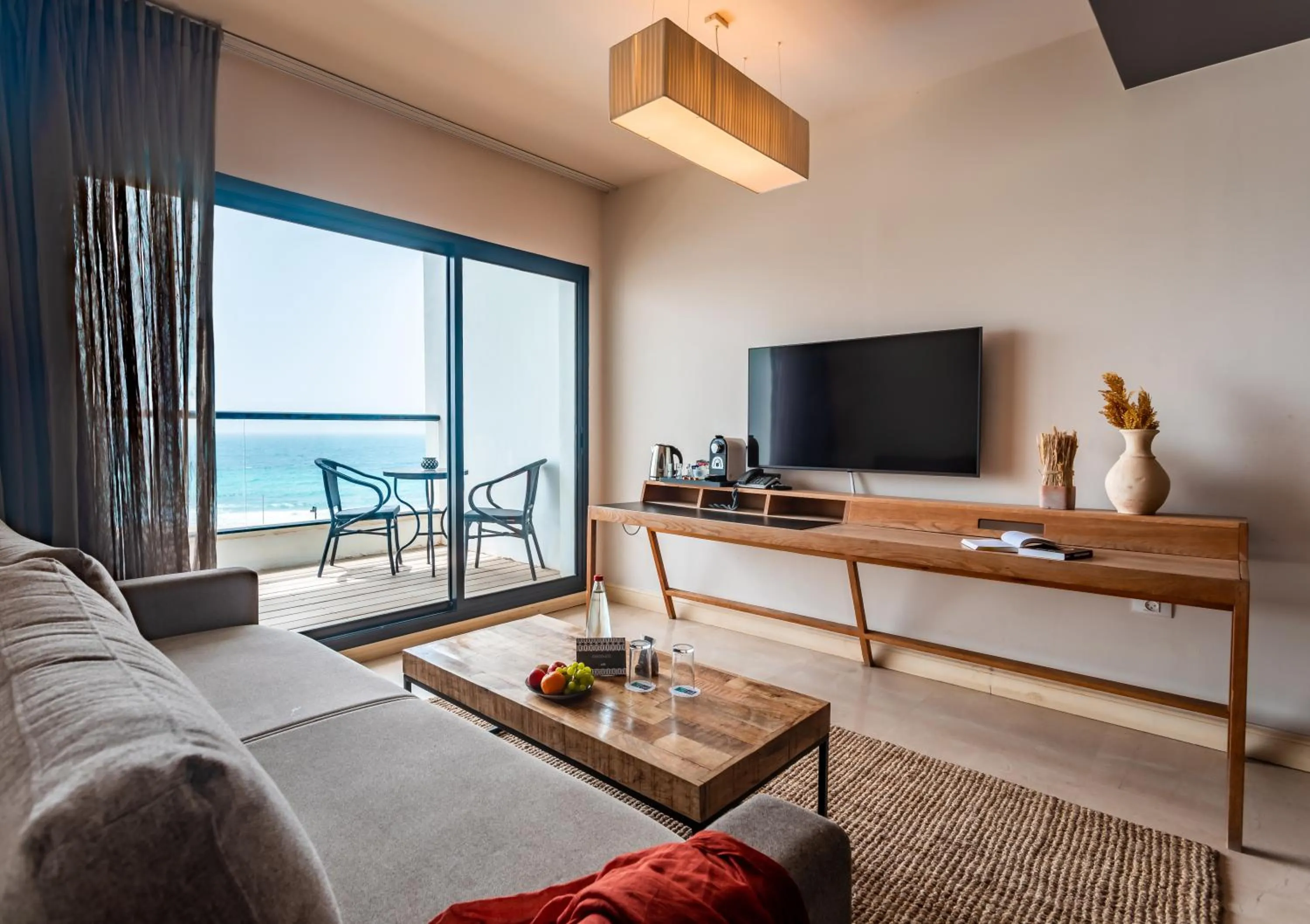 Living room in Jacob Sea Life Nahariya
