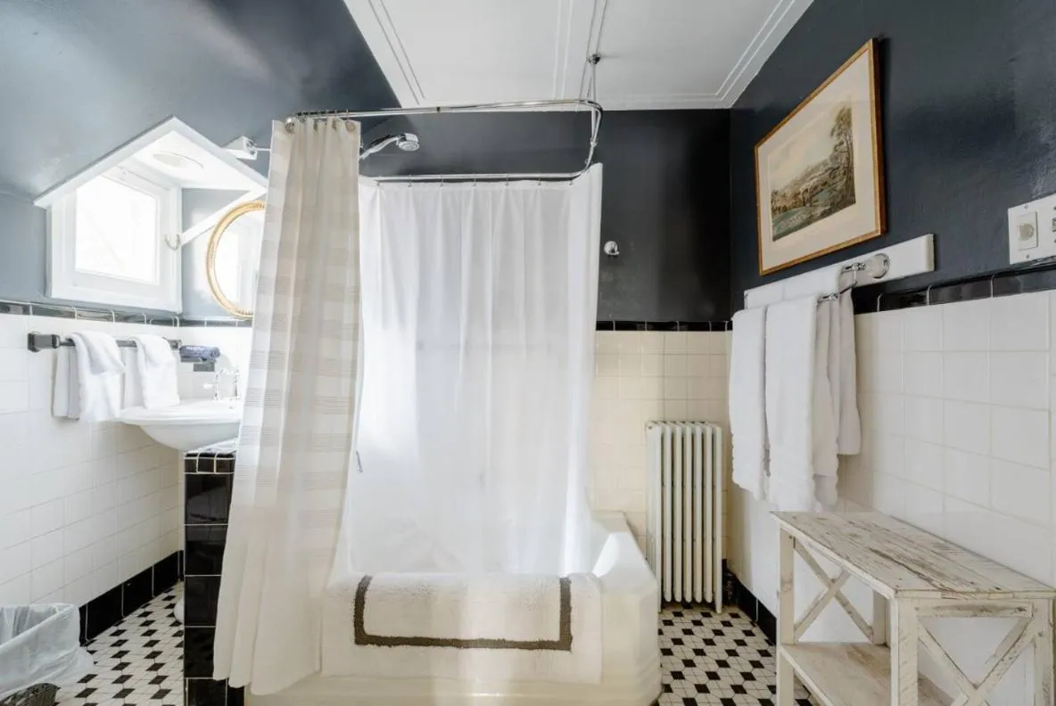 Bathroom, Bed in The Gables of Rhinebeck
