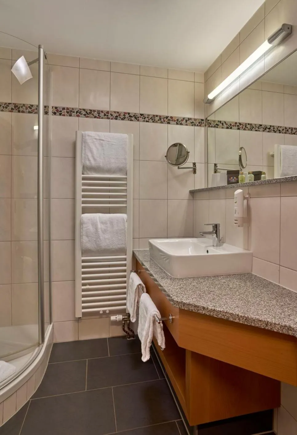 Shower in Wander- und Aktivhotel Adam Bräu