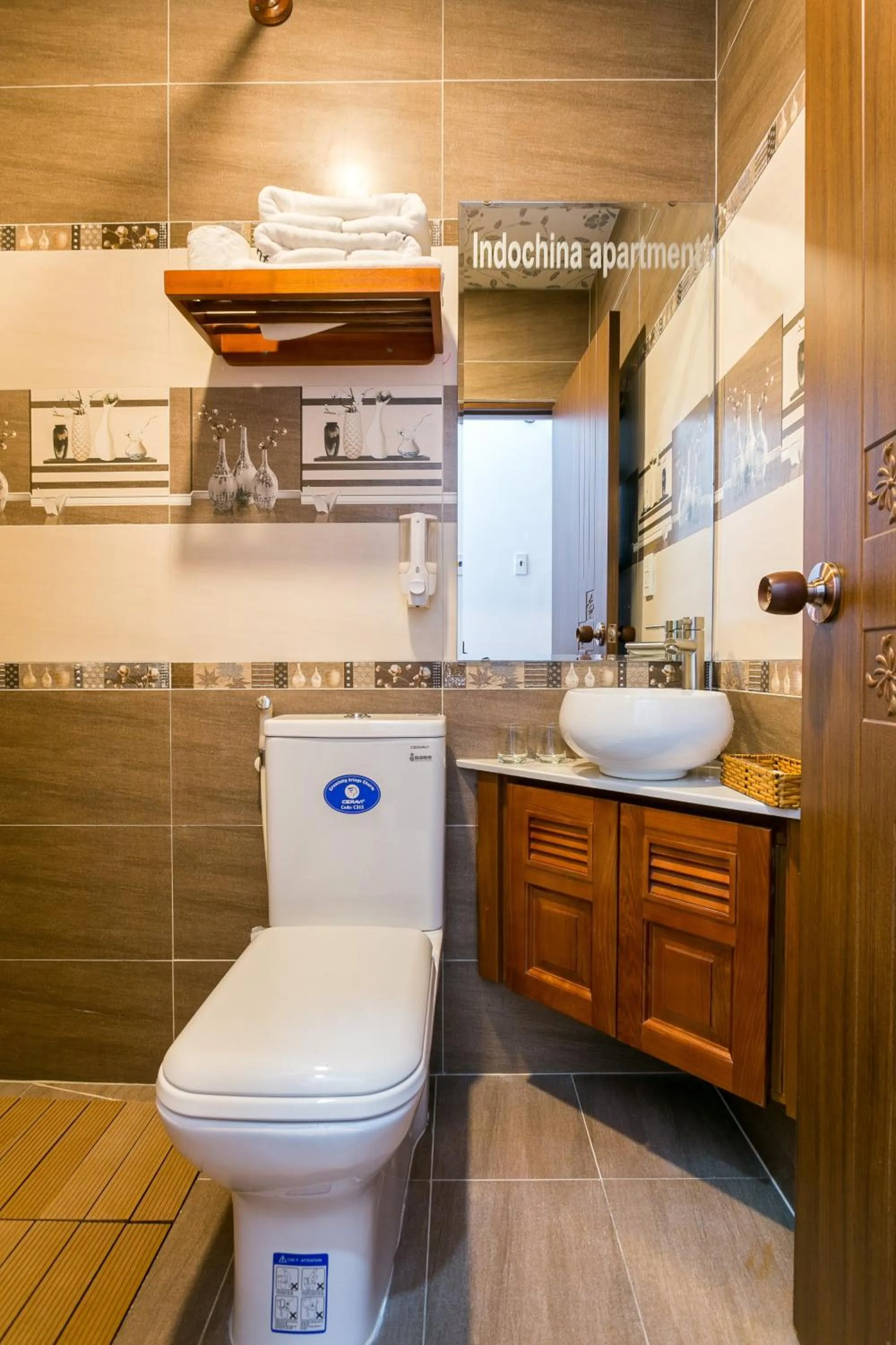 Toilet in Indochine Ben Thanh Hotel & Apartments