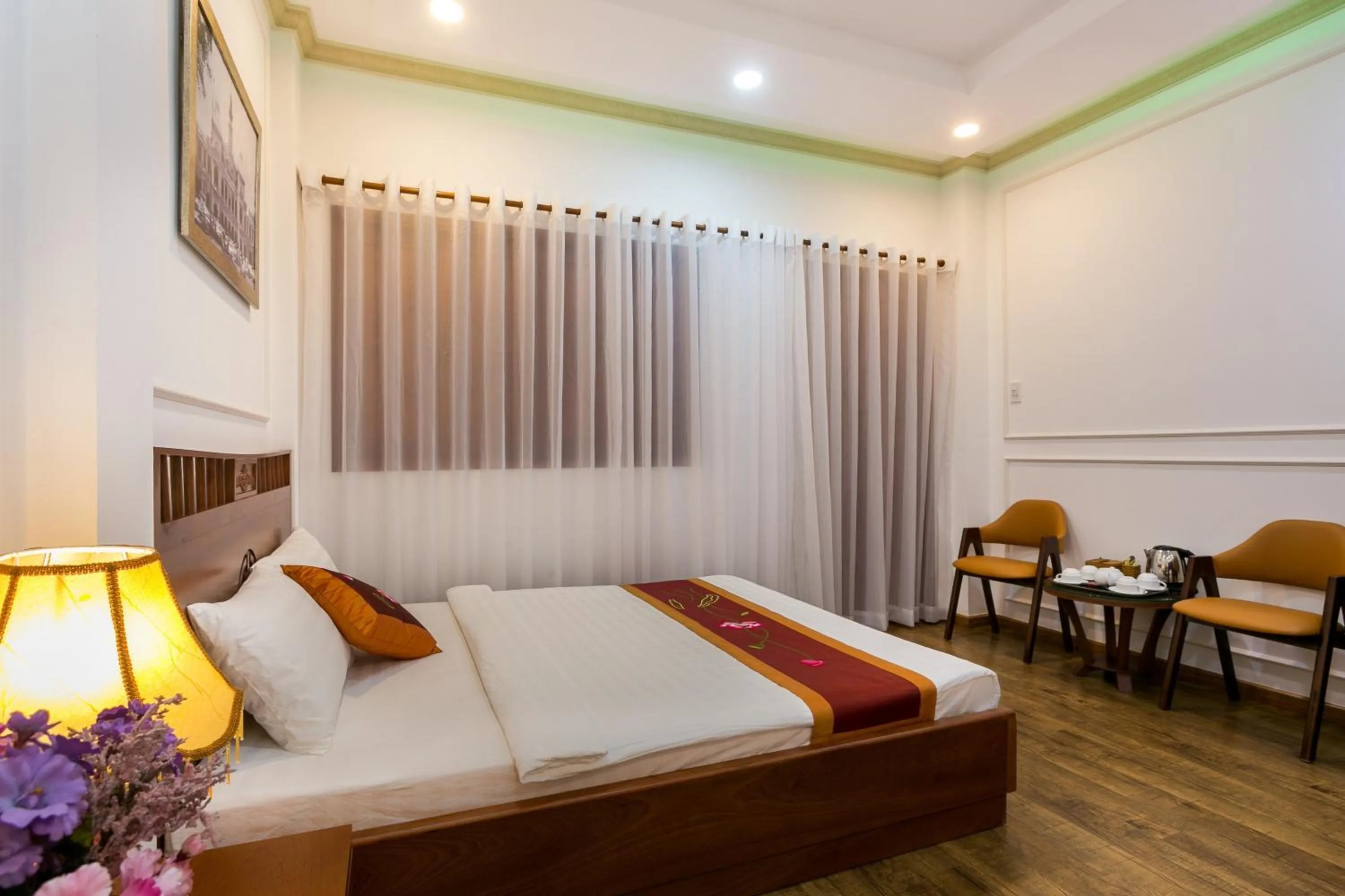 Bed in Indochine Ben Thanh Hotel & Apartments