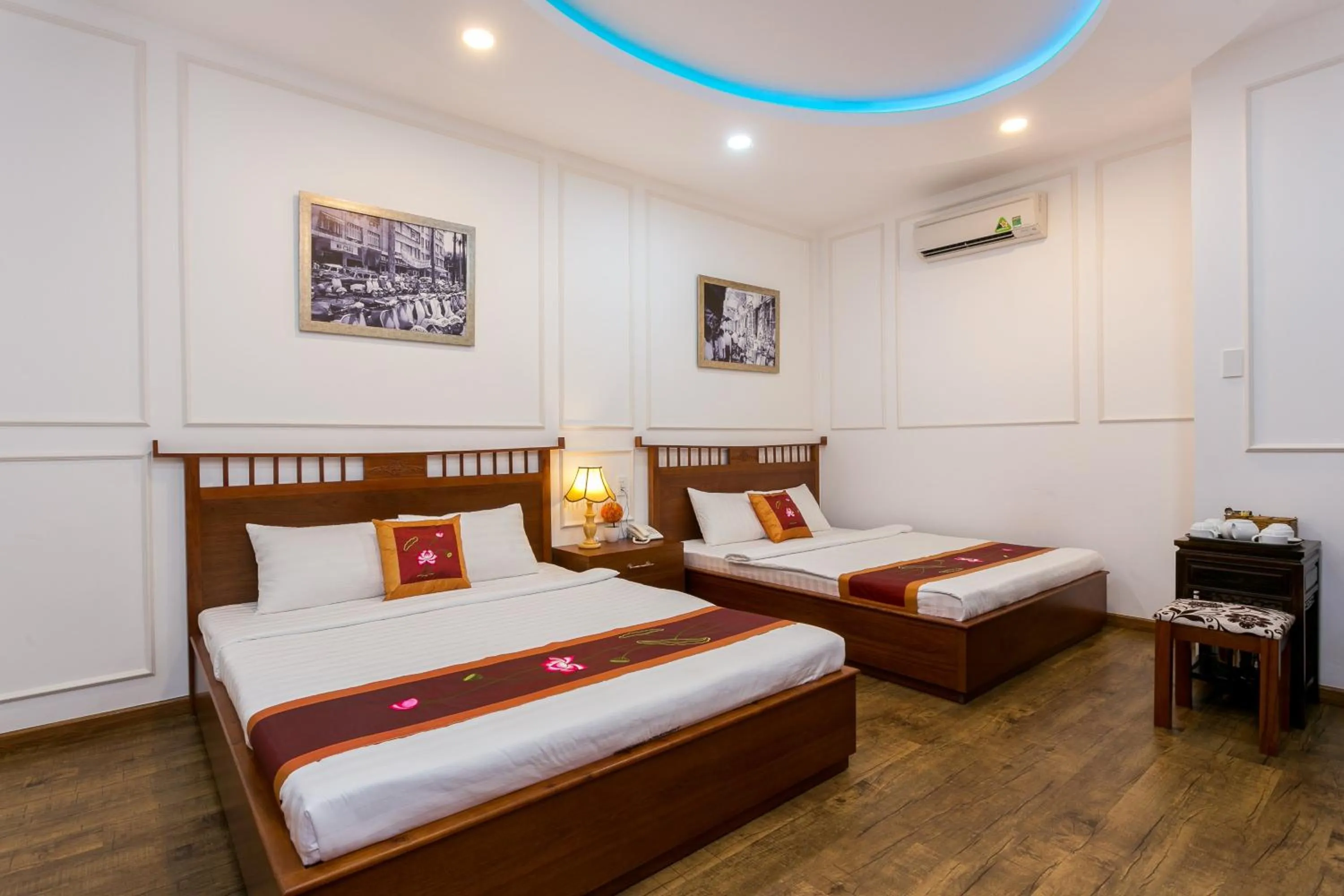 Bed in Indochine Ben Thanh Hotel & Apartments