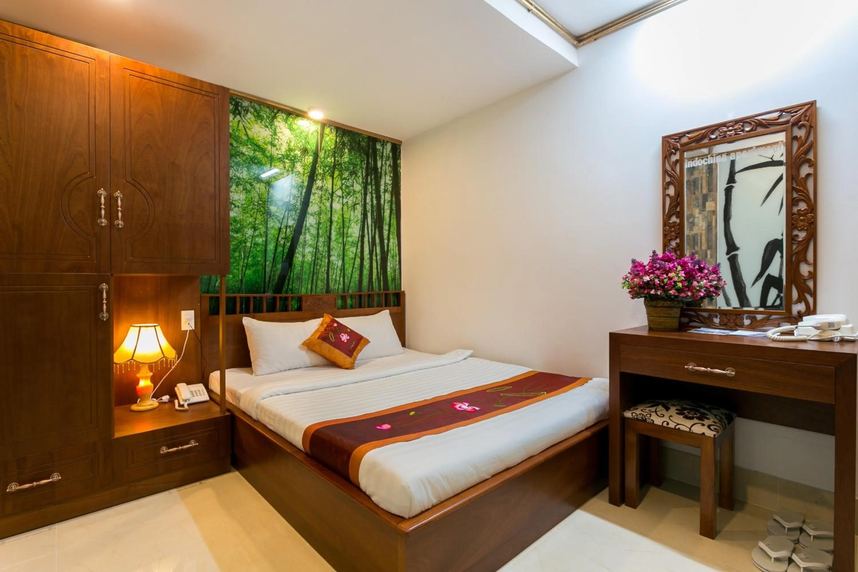 Bed in Indochine Ben Thanh Hotel & Apartments