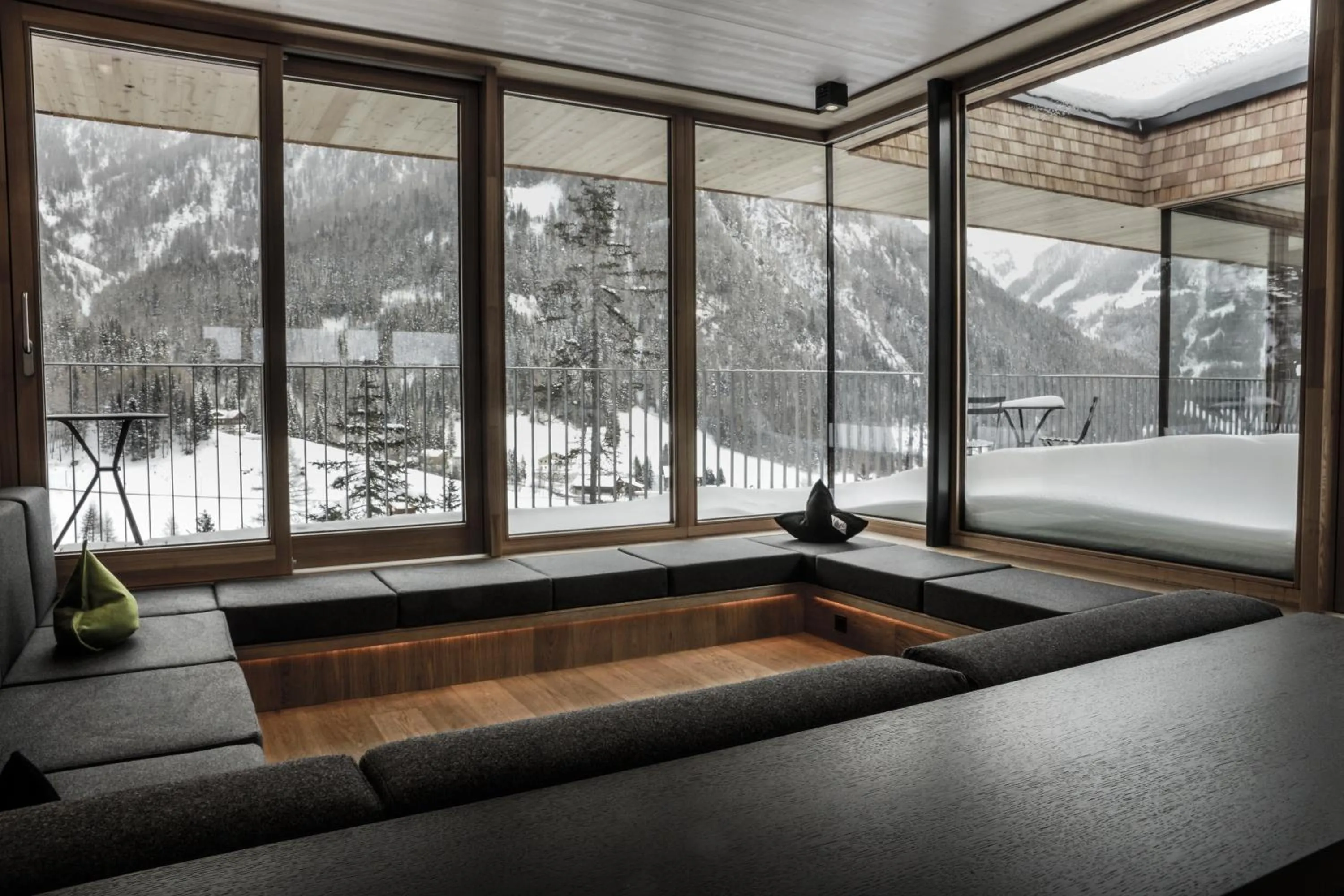 Living room in Gradonna Mountain Resort Chalets & Hotel