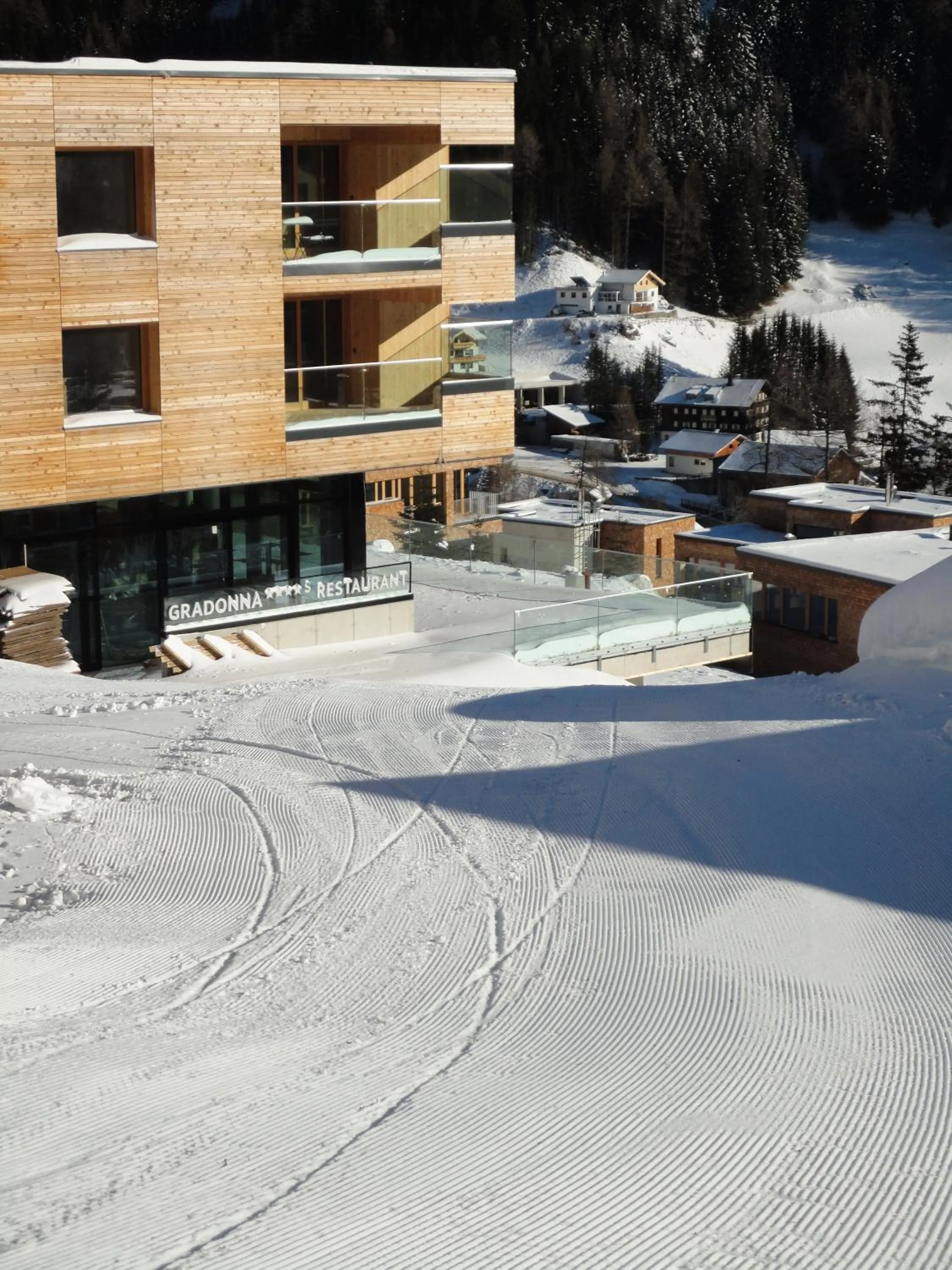 Facade/entrance in Gradonna Mountain Resort Chalets & Hotel