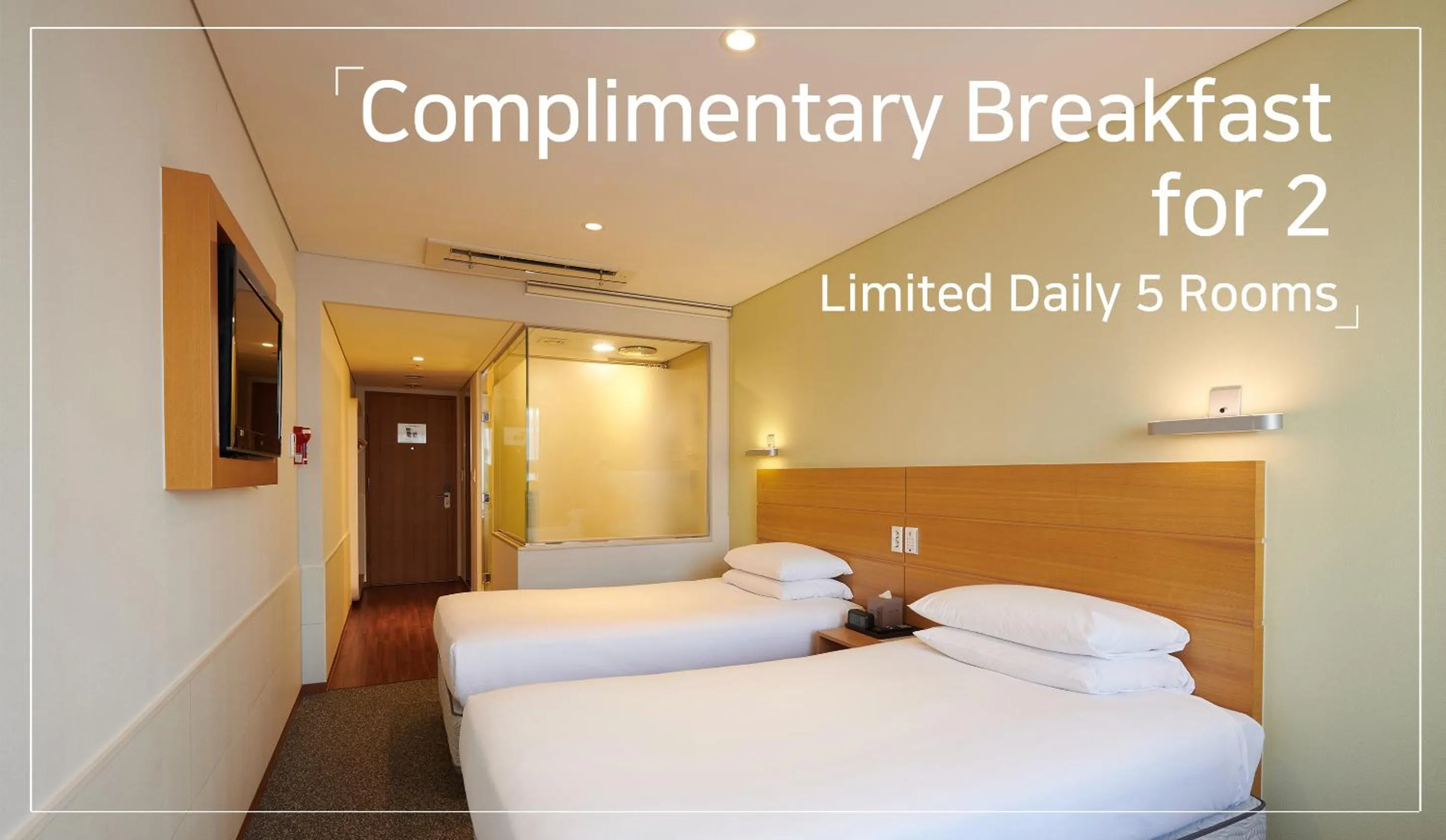 Photo of the whole room, Bed in Nine Tree by Parnas Seoul Myeongdong 1