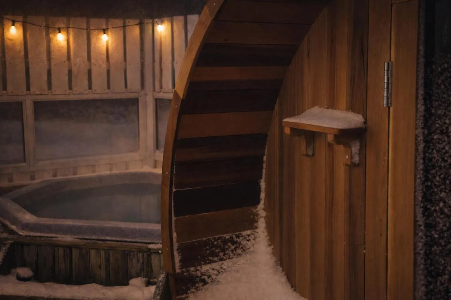 Winter in Hótel Lækur