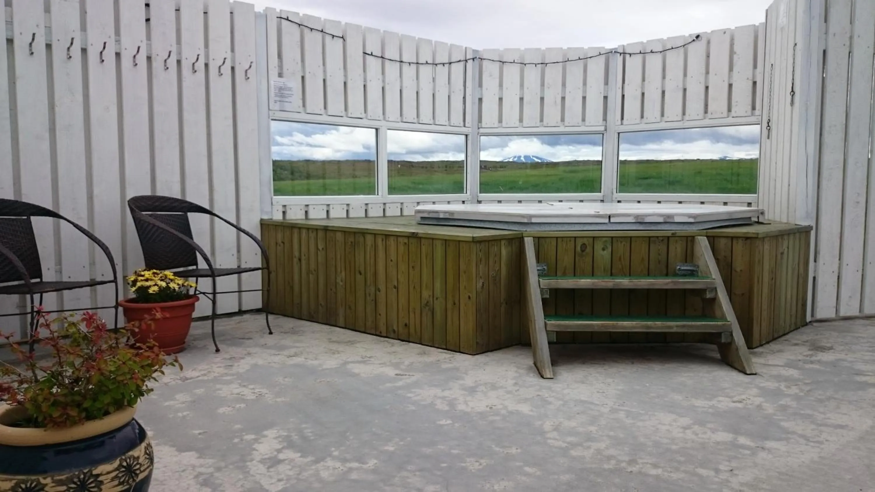 Hot Tub in Hótel Lækur