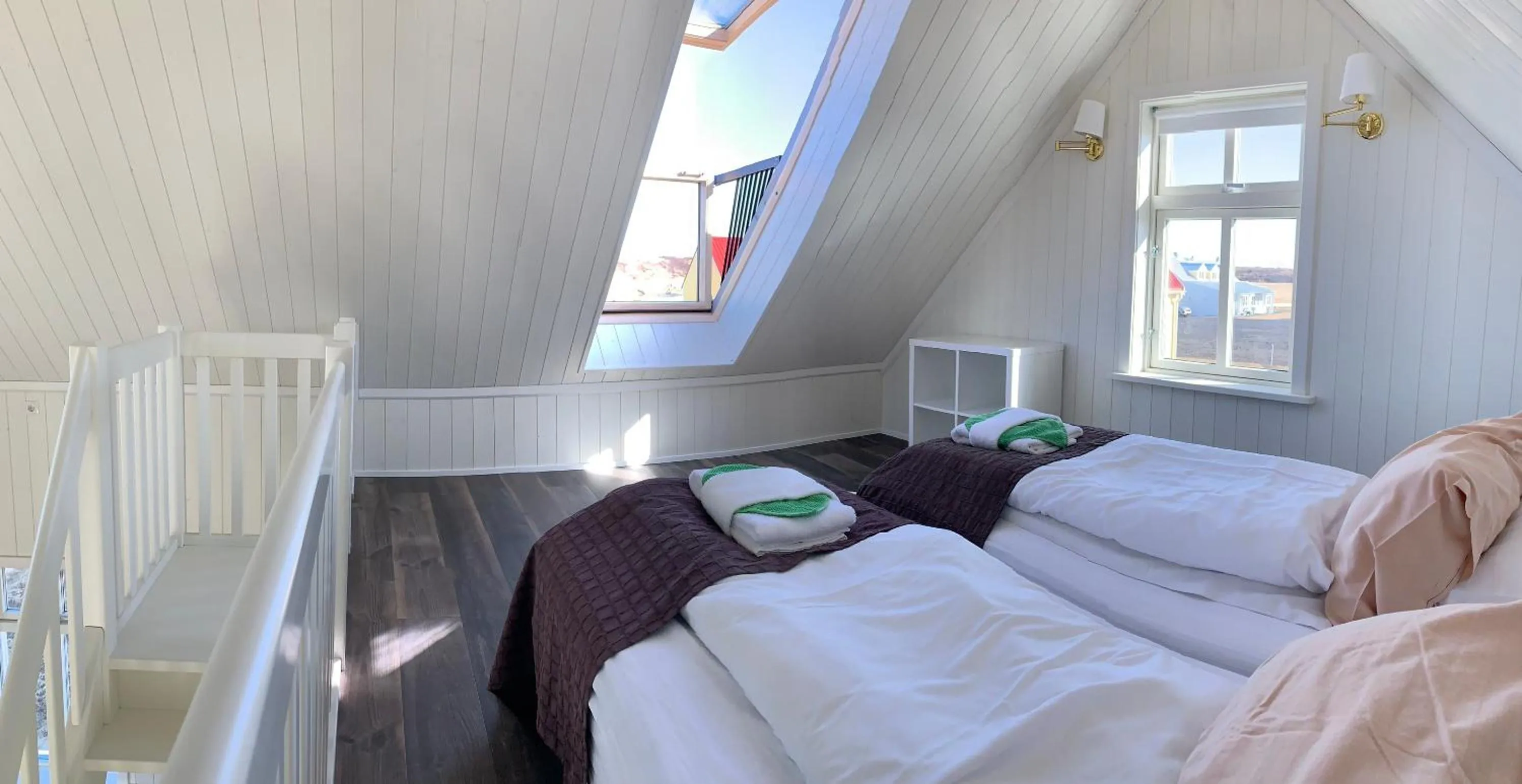 Bed in Hótel Lækur