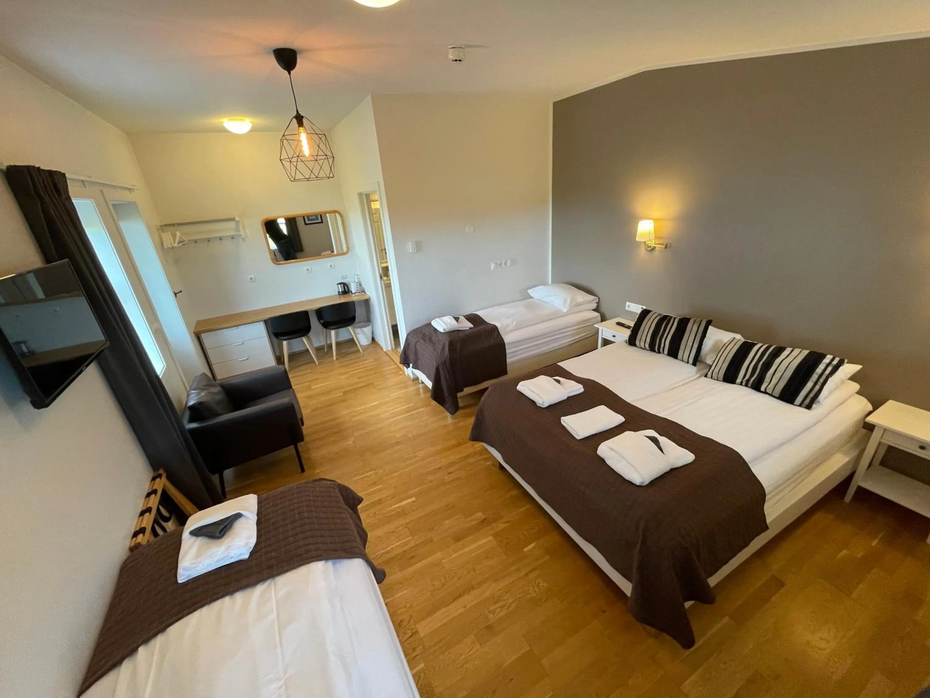 Bed in Hótel Lækur