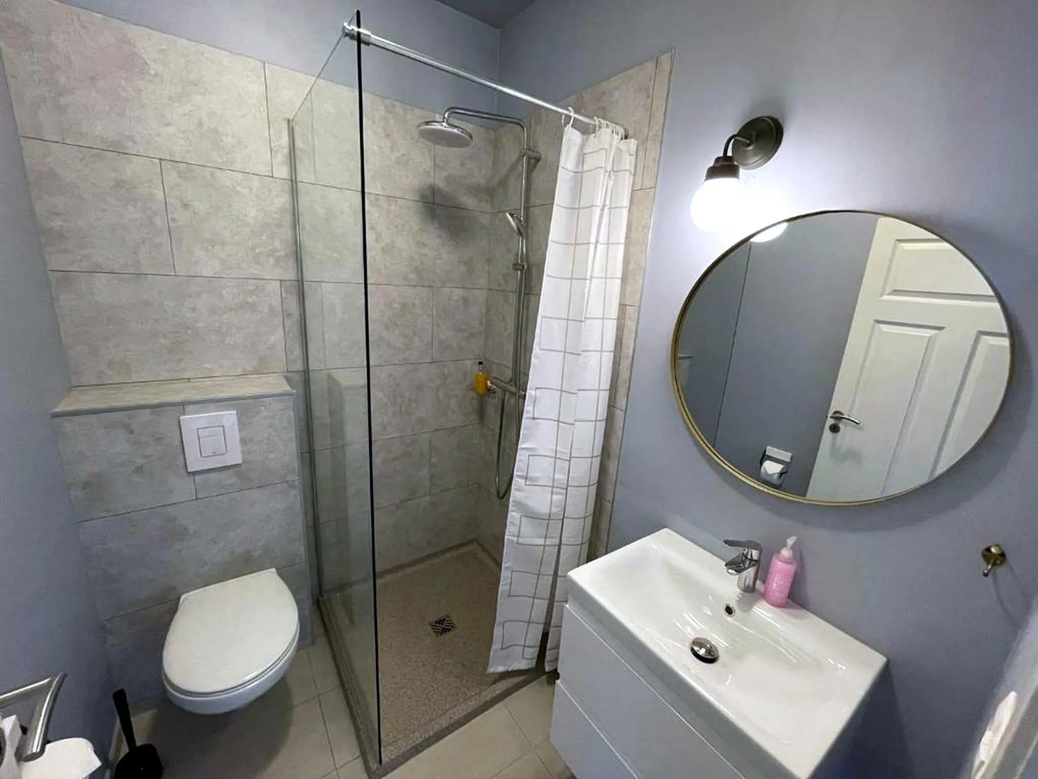 Shower in Hótel Lækur