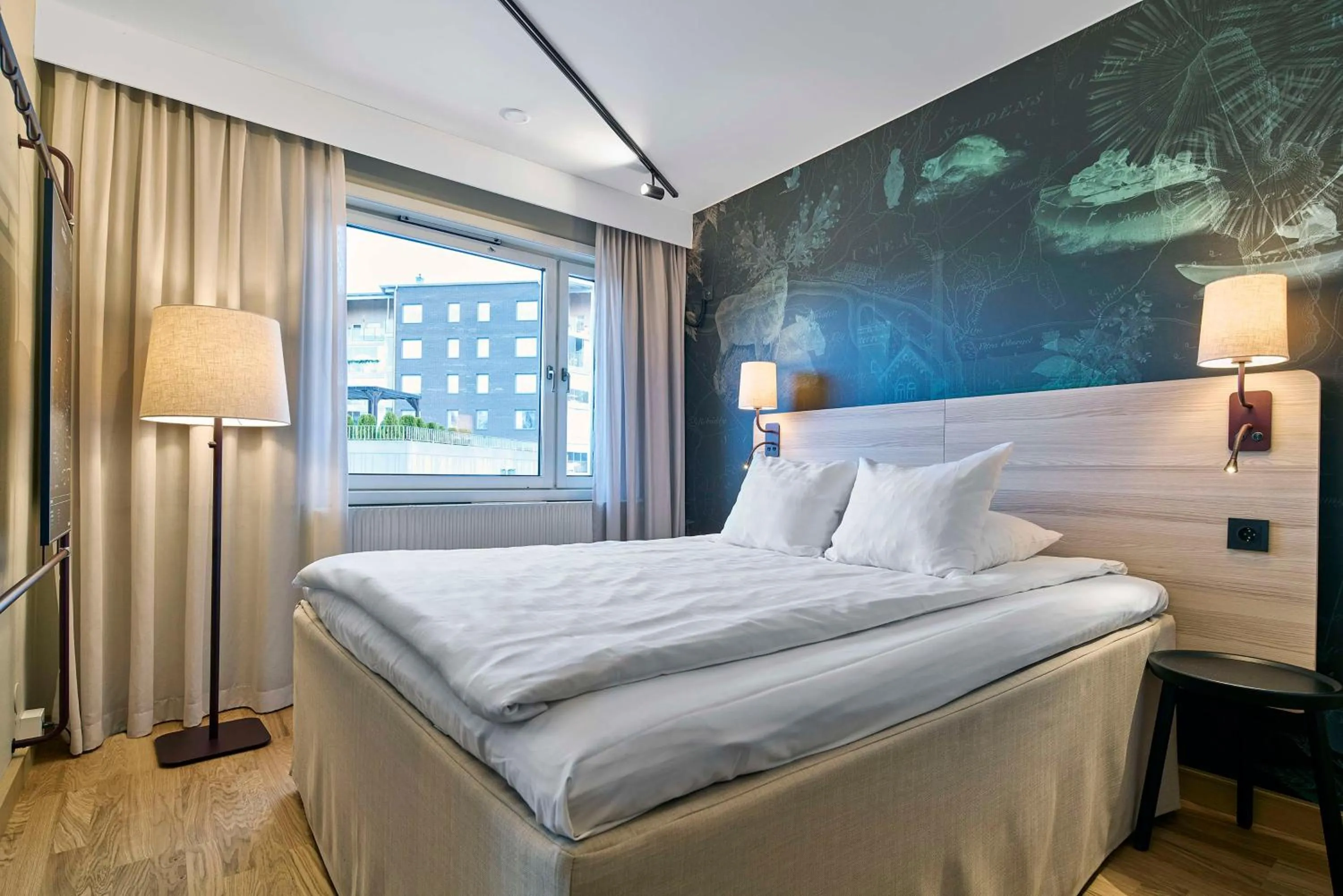 Bedroom, Bed in Scandic Umeå Syd