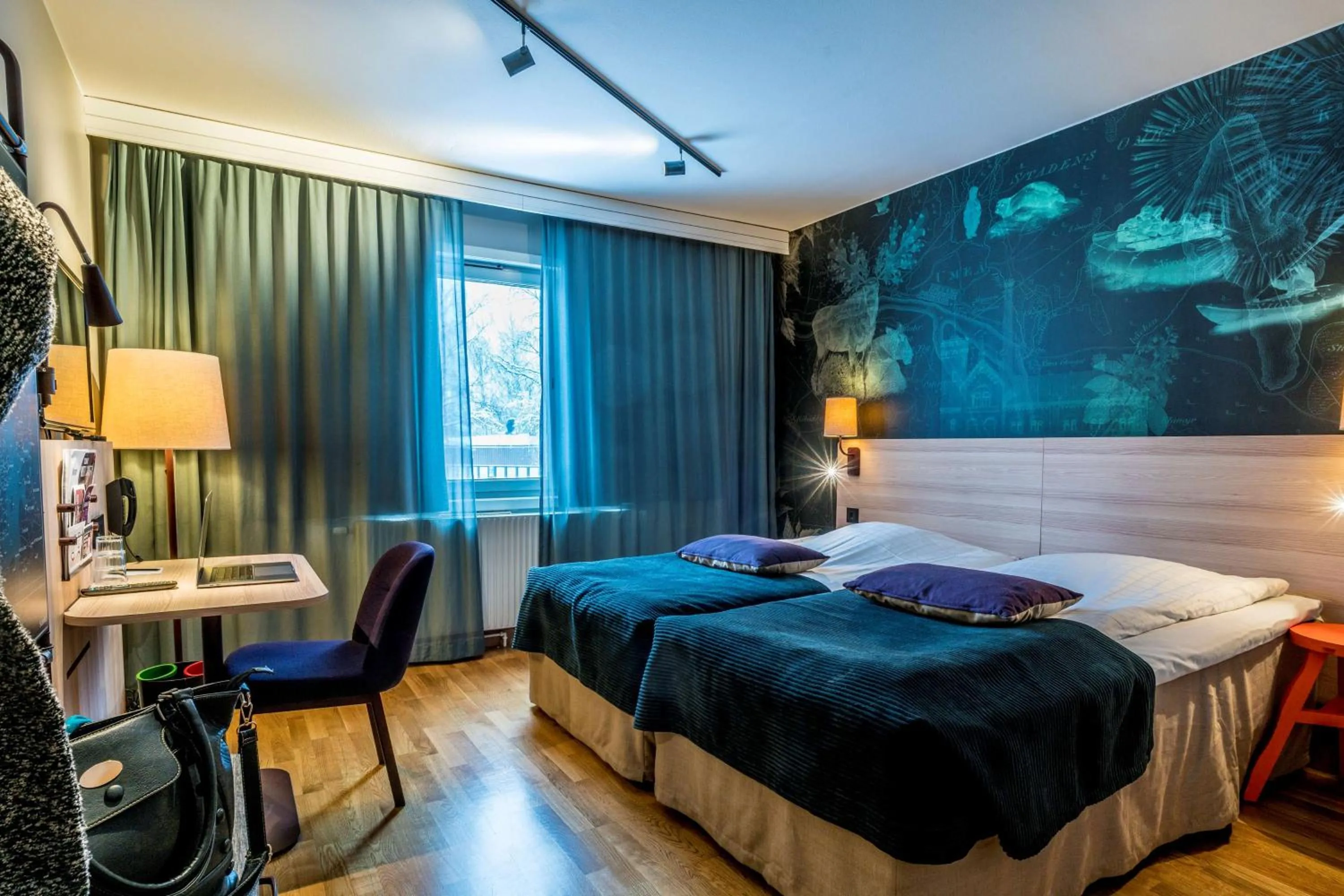 Bedroom, Bed in Scandic Umeå Syd