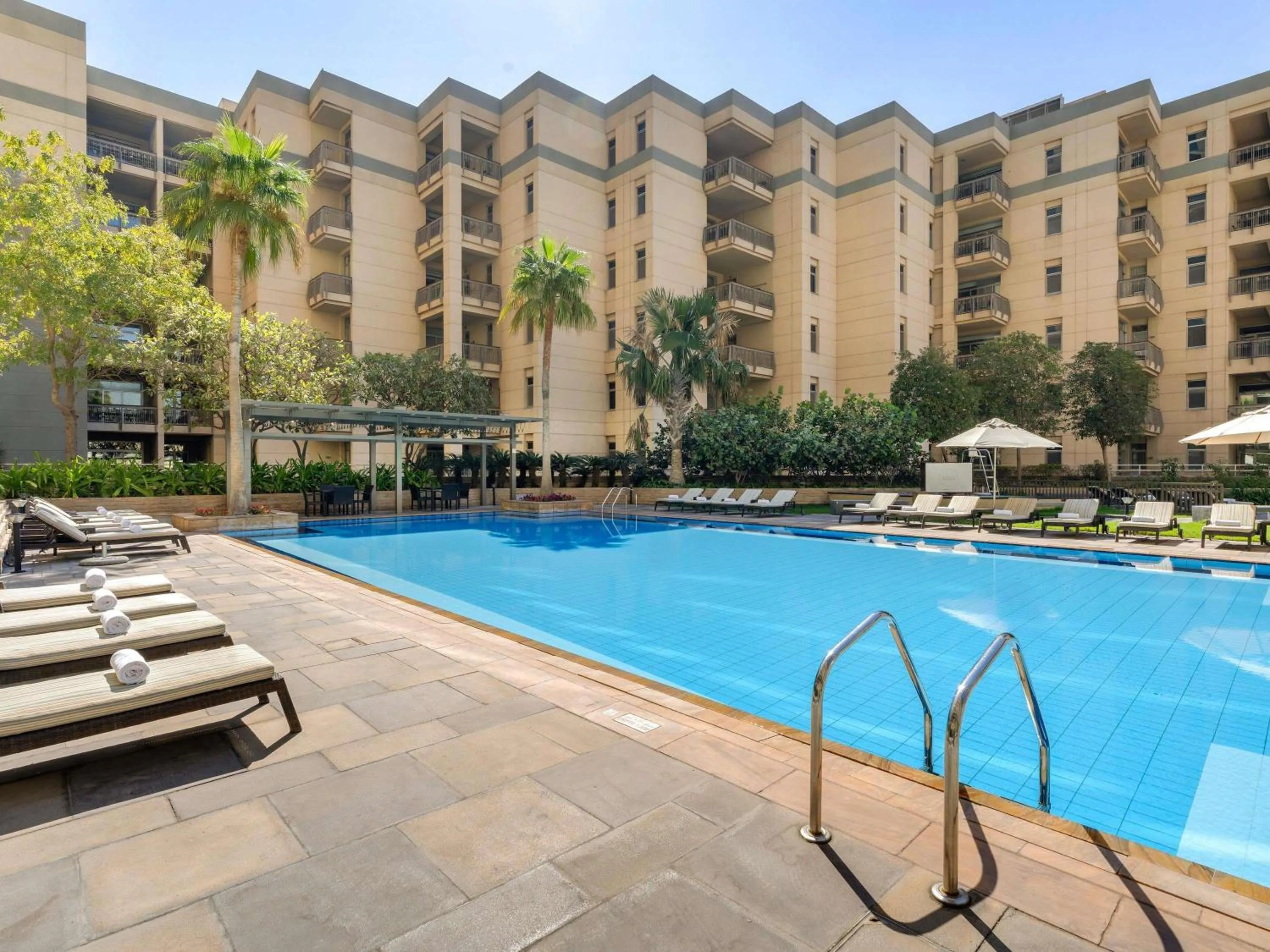 Pool view in Swissôtel Living Al Ghurair Dubai - Deira - Apartments