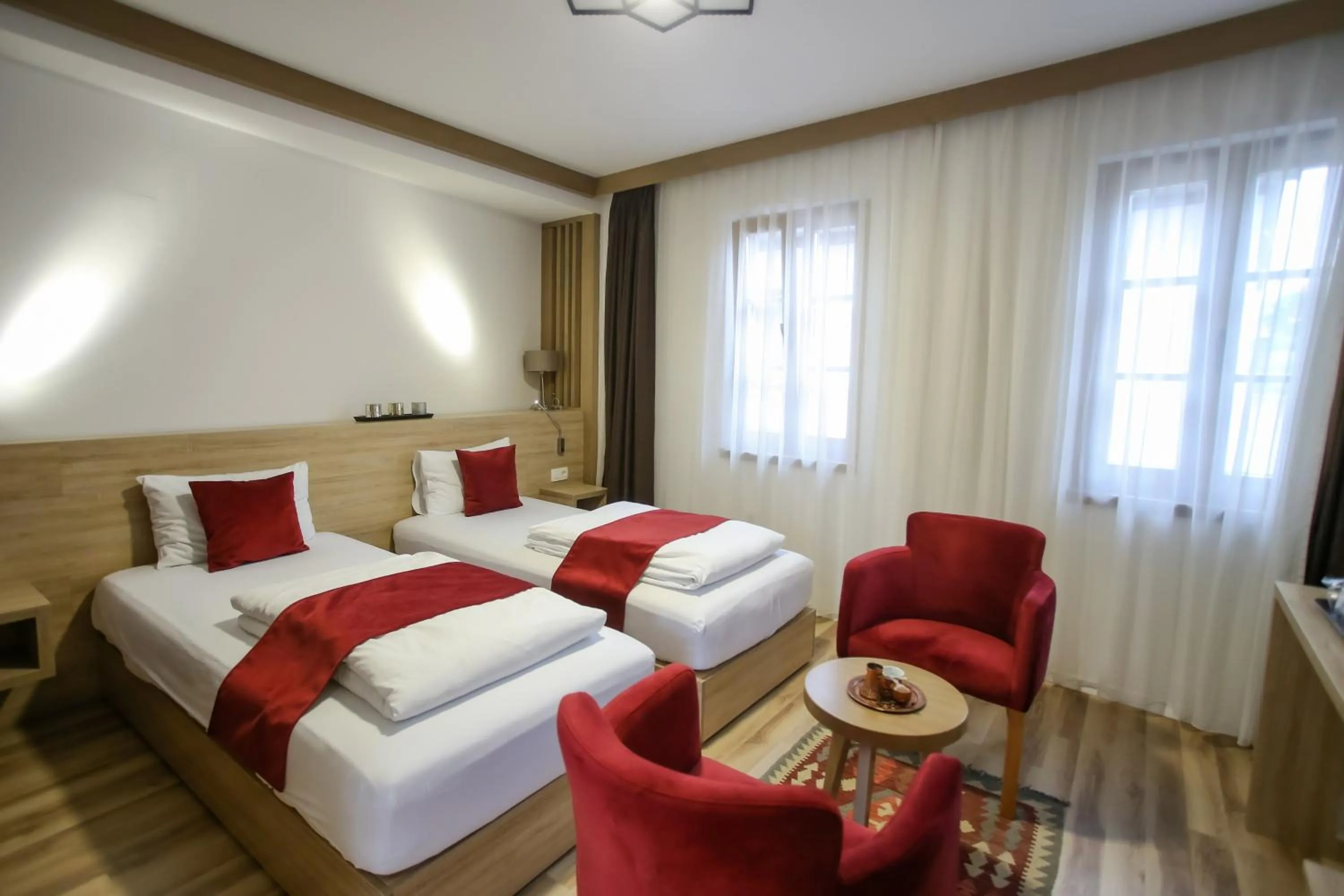 Bed in Hotel Emen