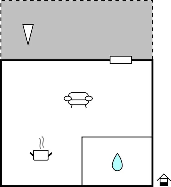 Floor plan in Villa Anči