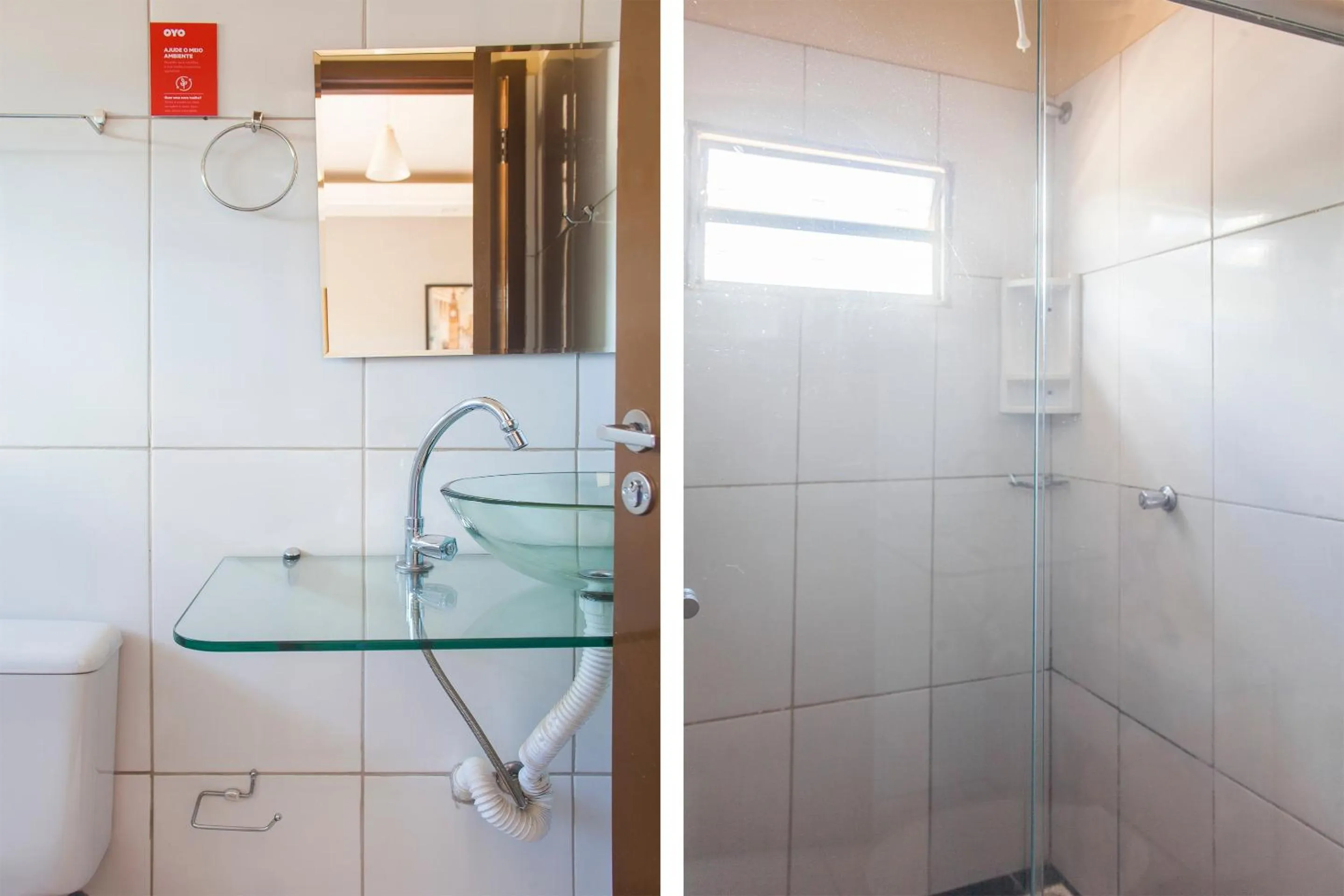 Bathroom in OYO M&J Hotel