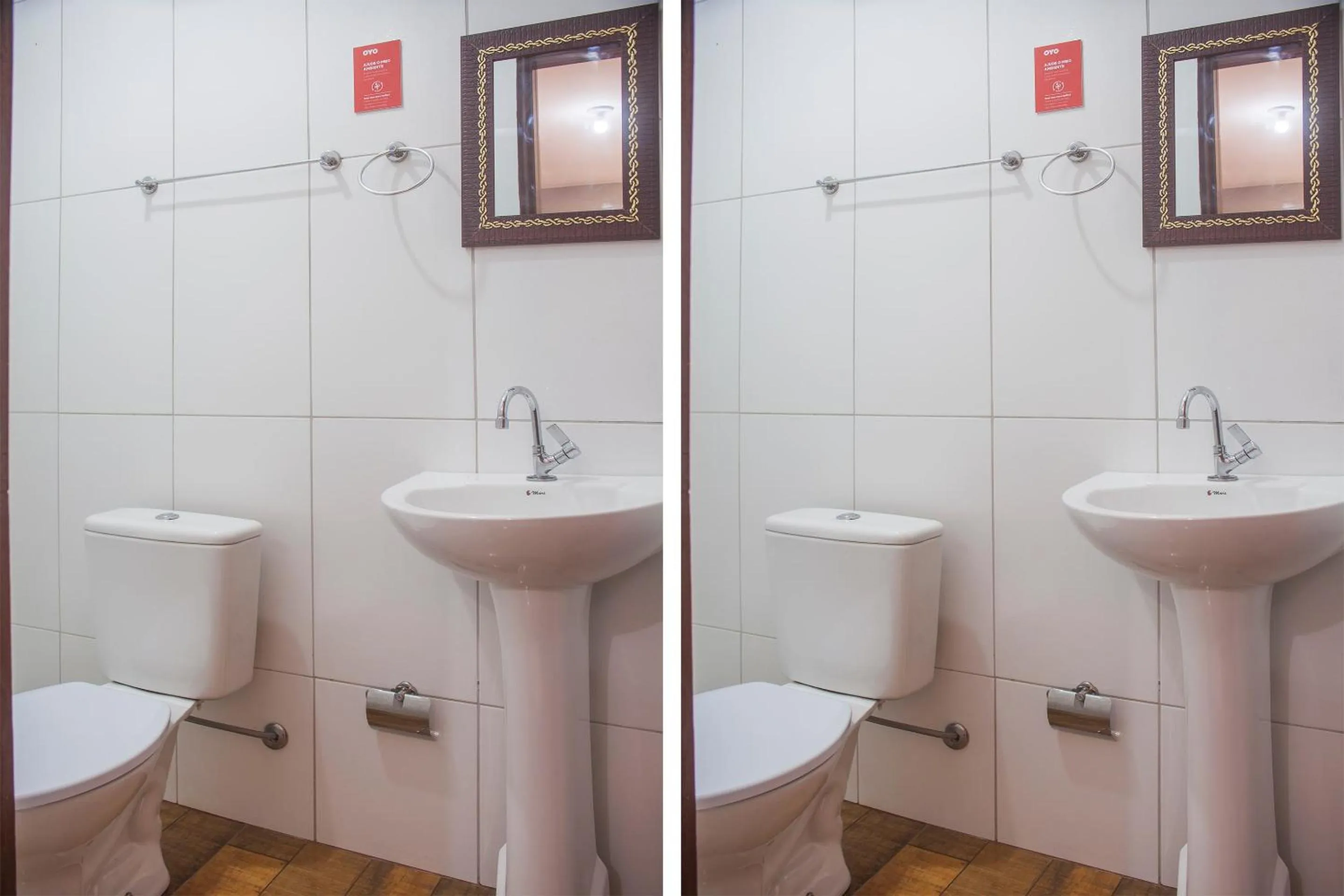 Bathroom in OYO M&J Hotel