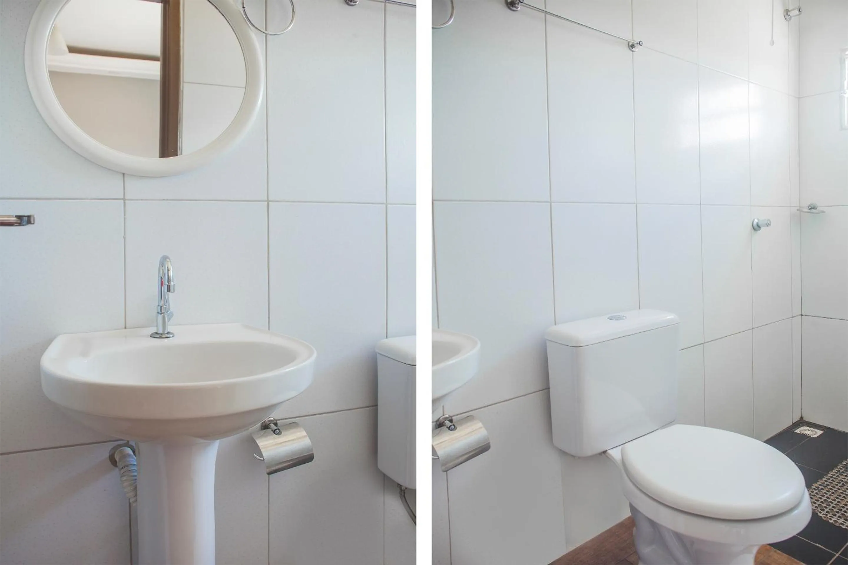 Bathroom in OYO M&J Hotel