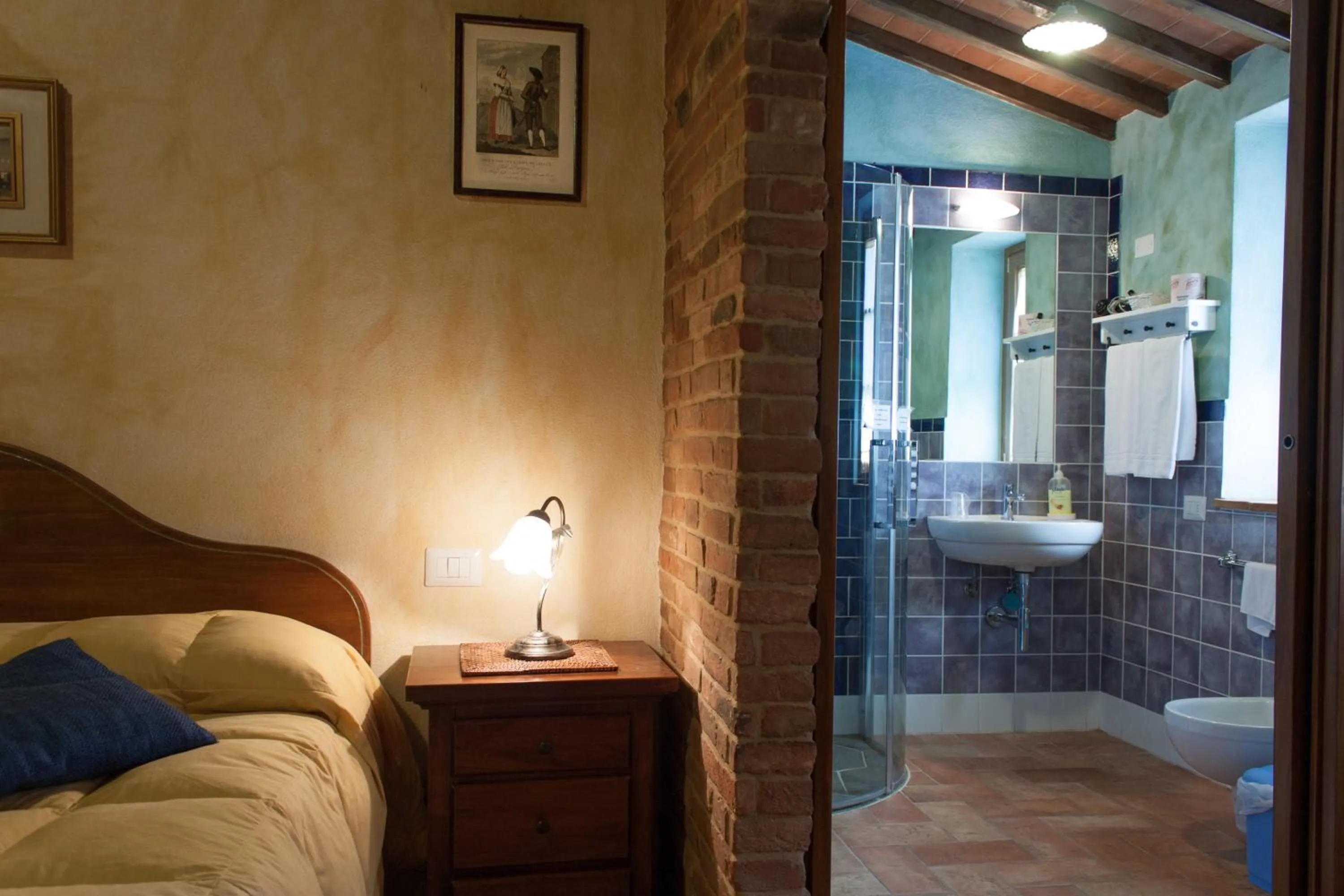 Bedroom in Il Baraccotto