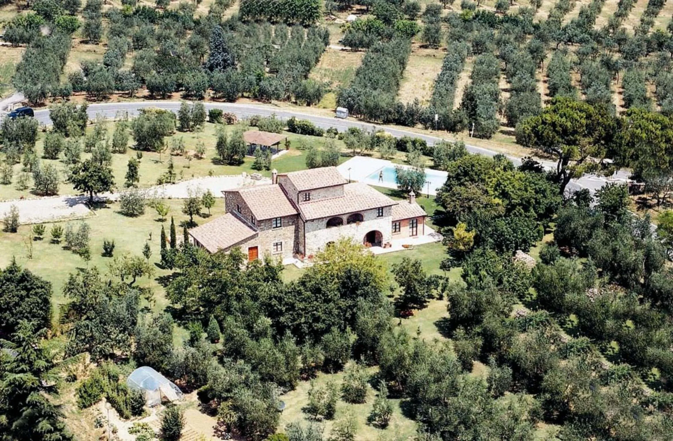 Bird's eye view in Il Baraccotto