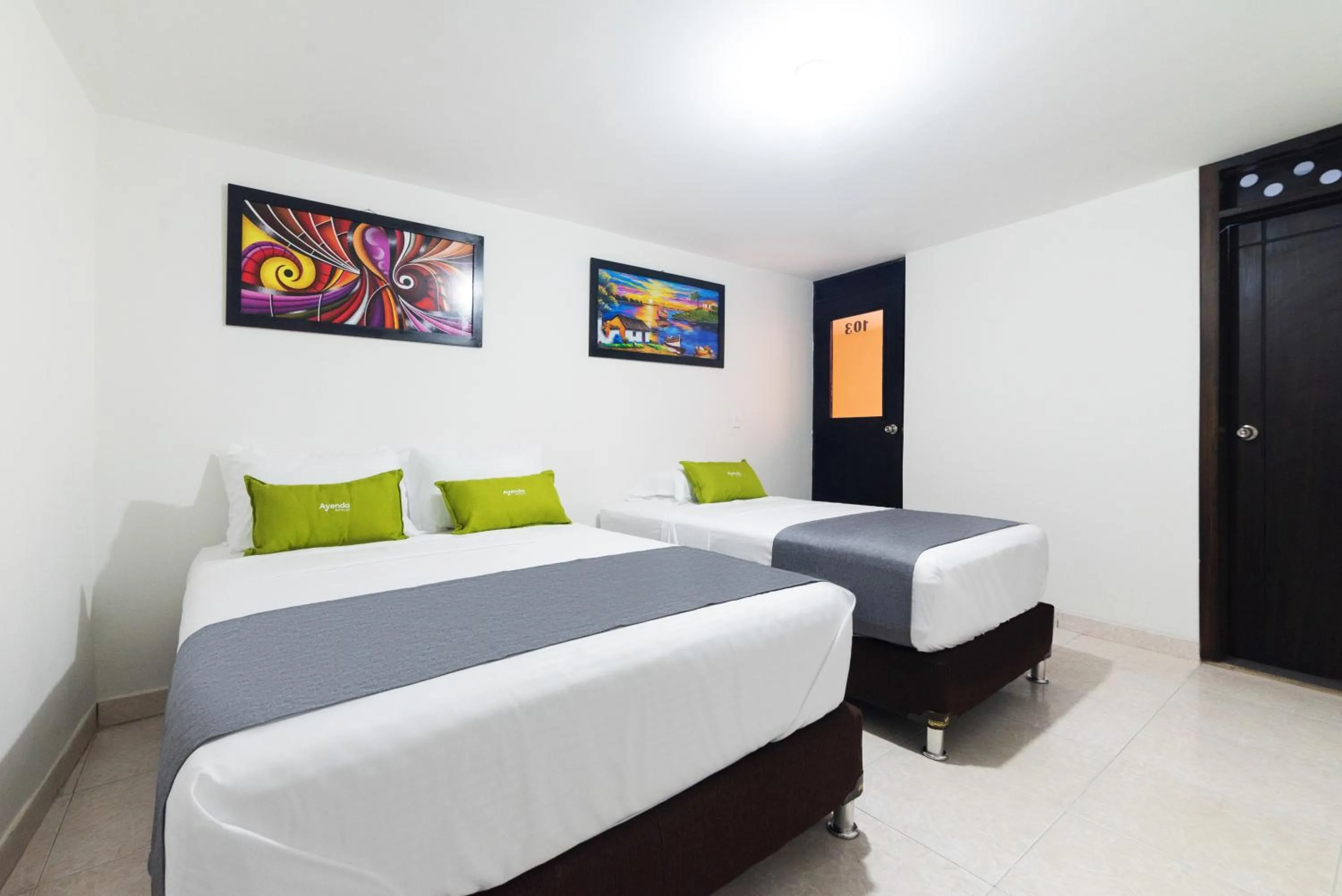 Bed in Ayenda 1045 Boutique Aeropuerto