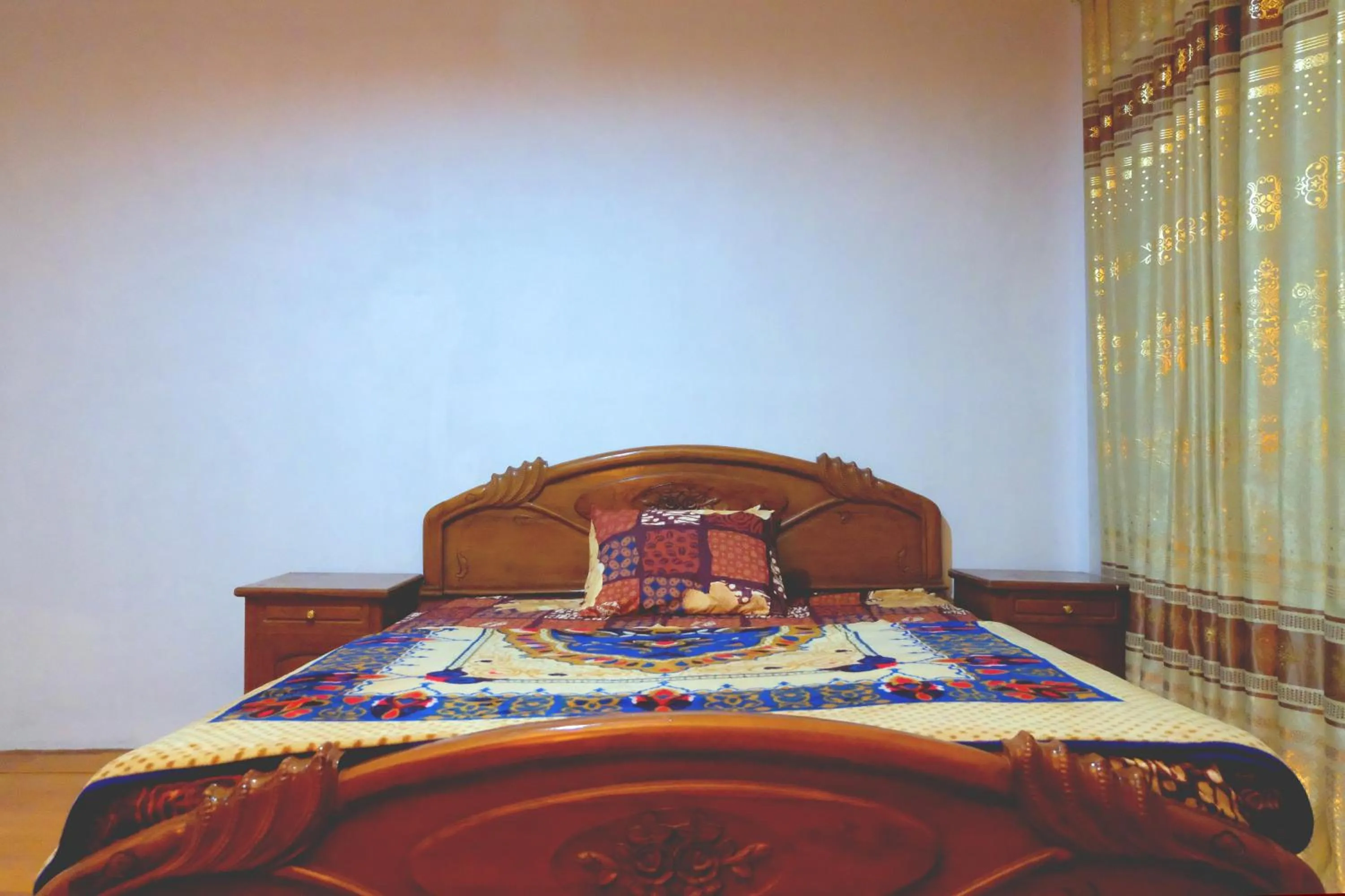 Bed in Villa Cempaka Pangalengan