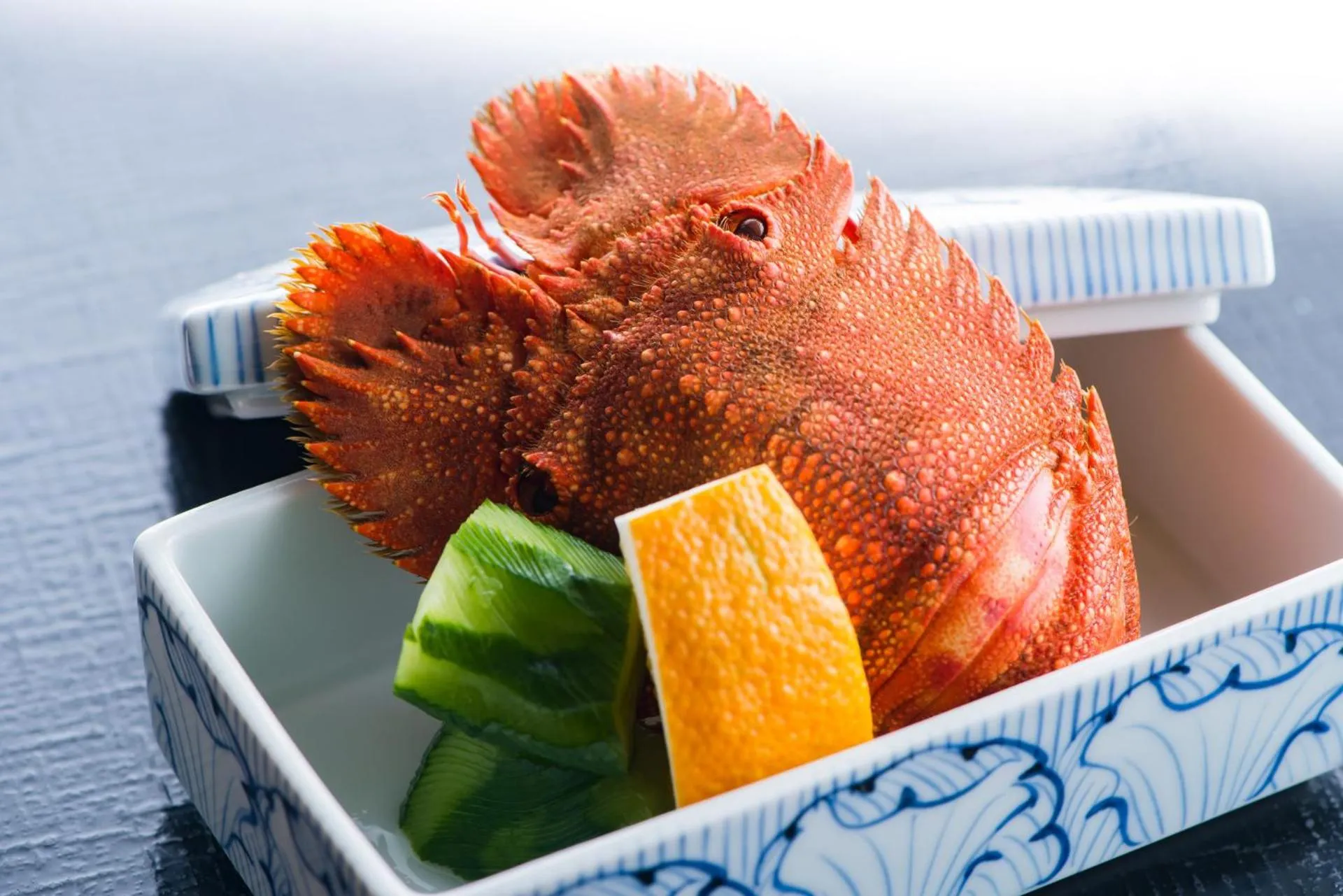 Food close-up in Shimantonoyado