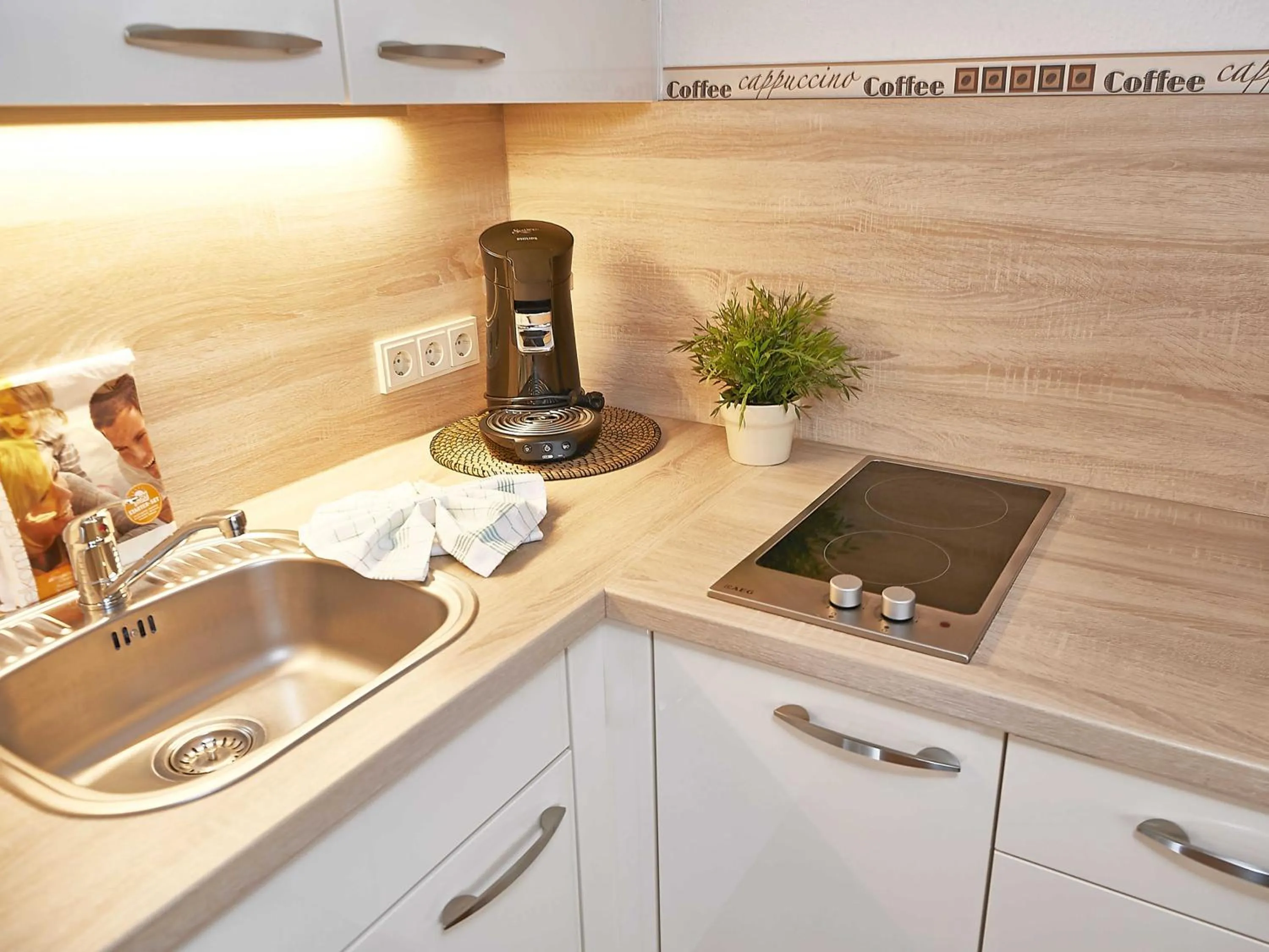 Kitchen or kitchenette in Wohnpark Stadt Hamburg in Binz - WG 57