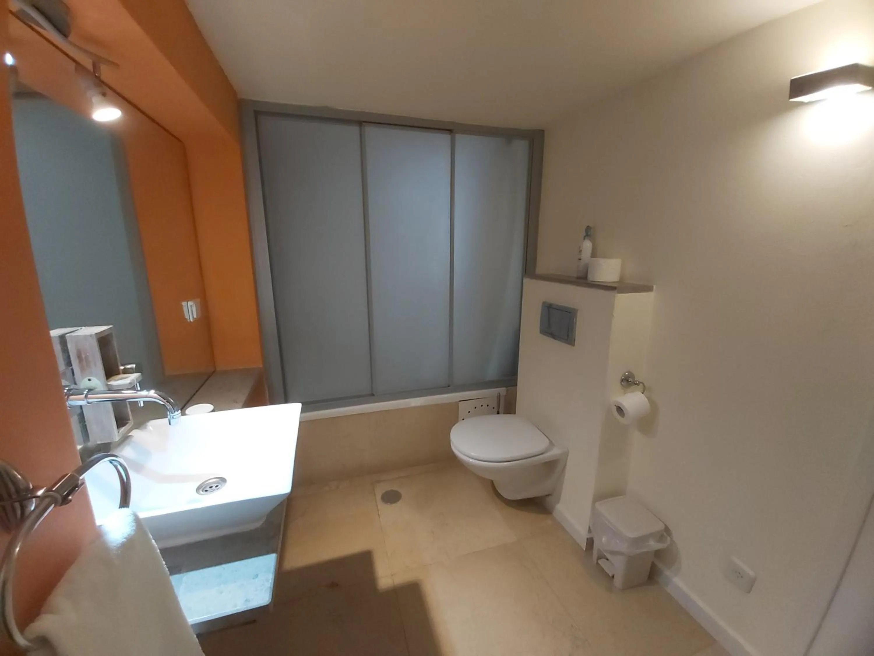 Toilet in Artists' Colony Inn Zefat