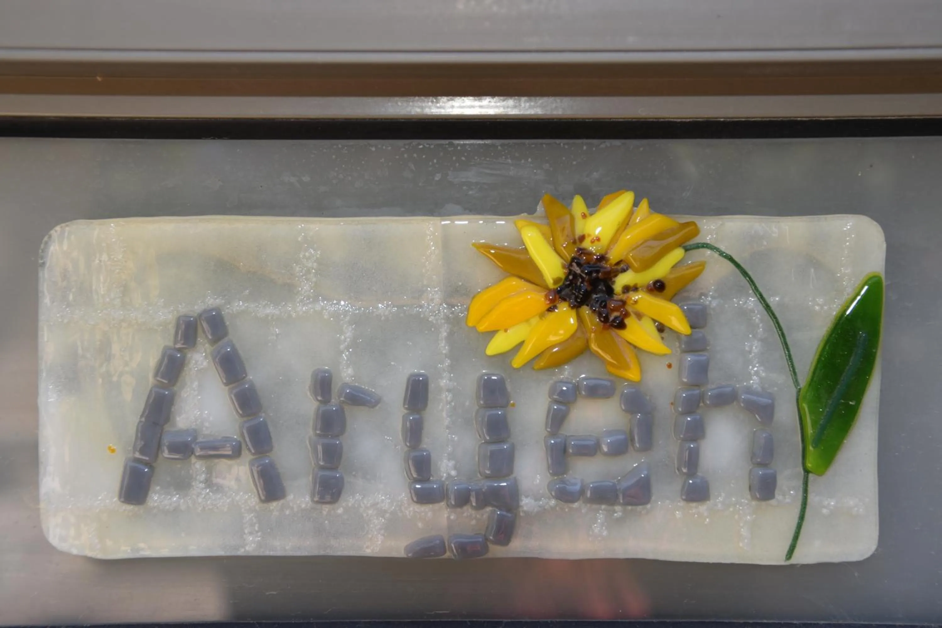 Decorative detail in Artists' Colony Inn Zefat