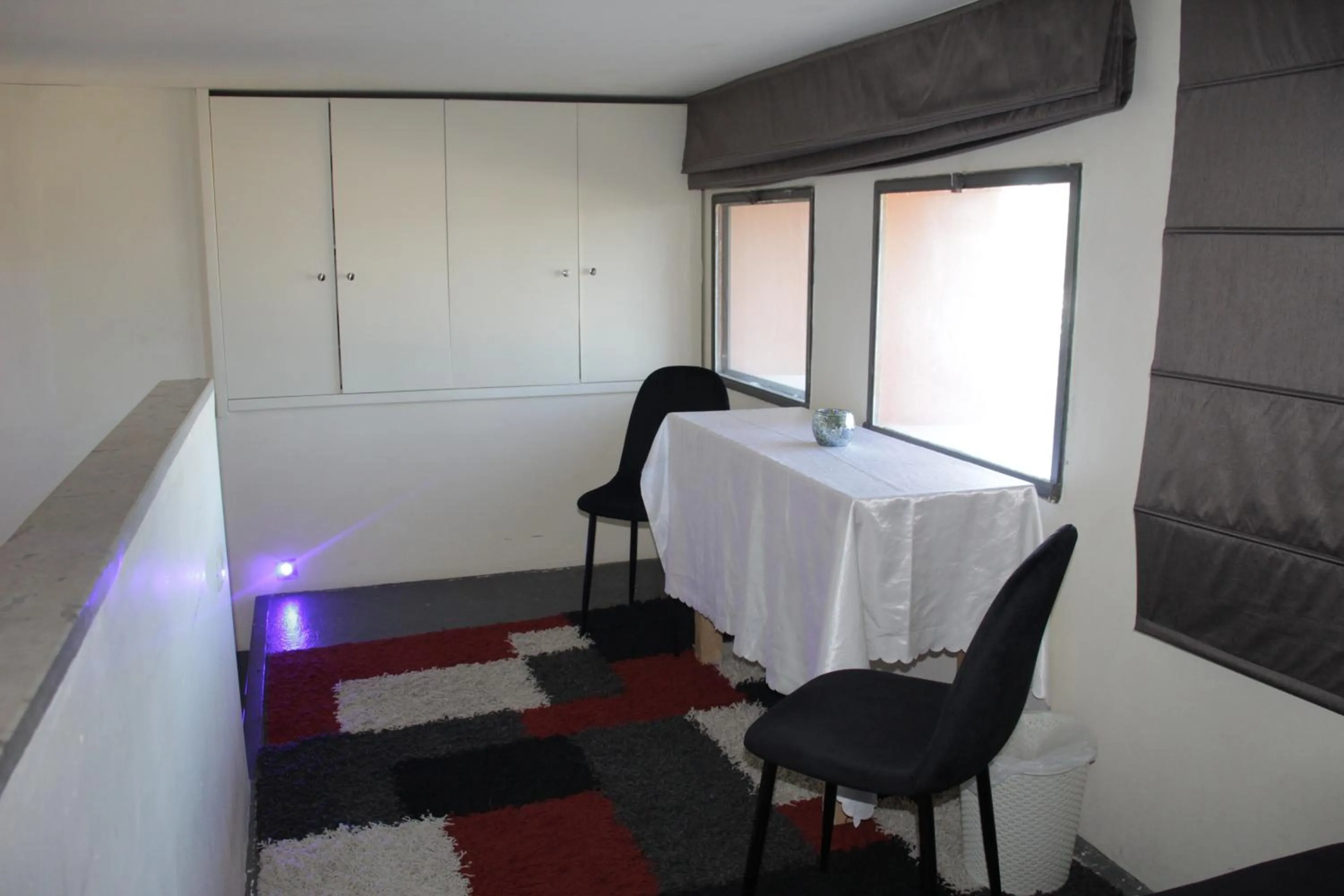 Seating area in Artists' Colony Inn Zefat