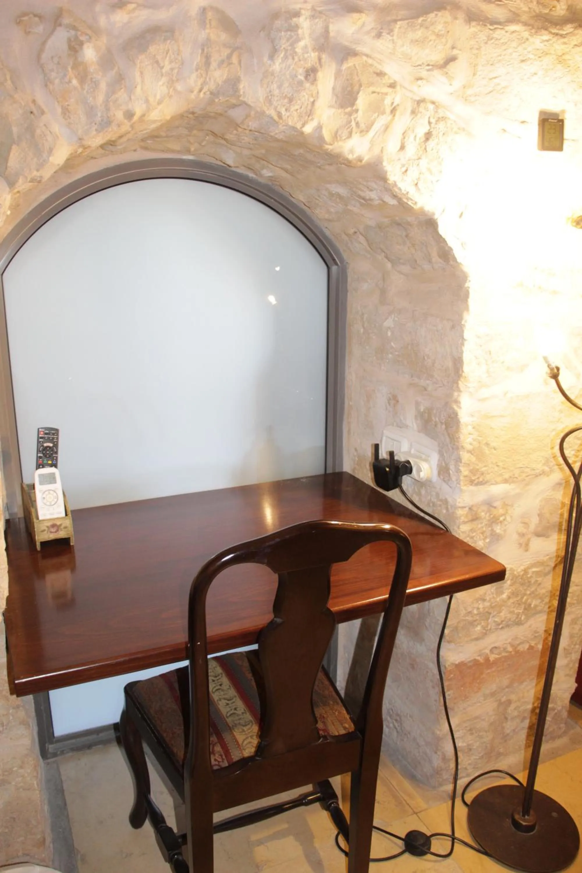 Seating area in Artists' Colony Inn Zefat