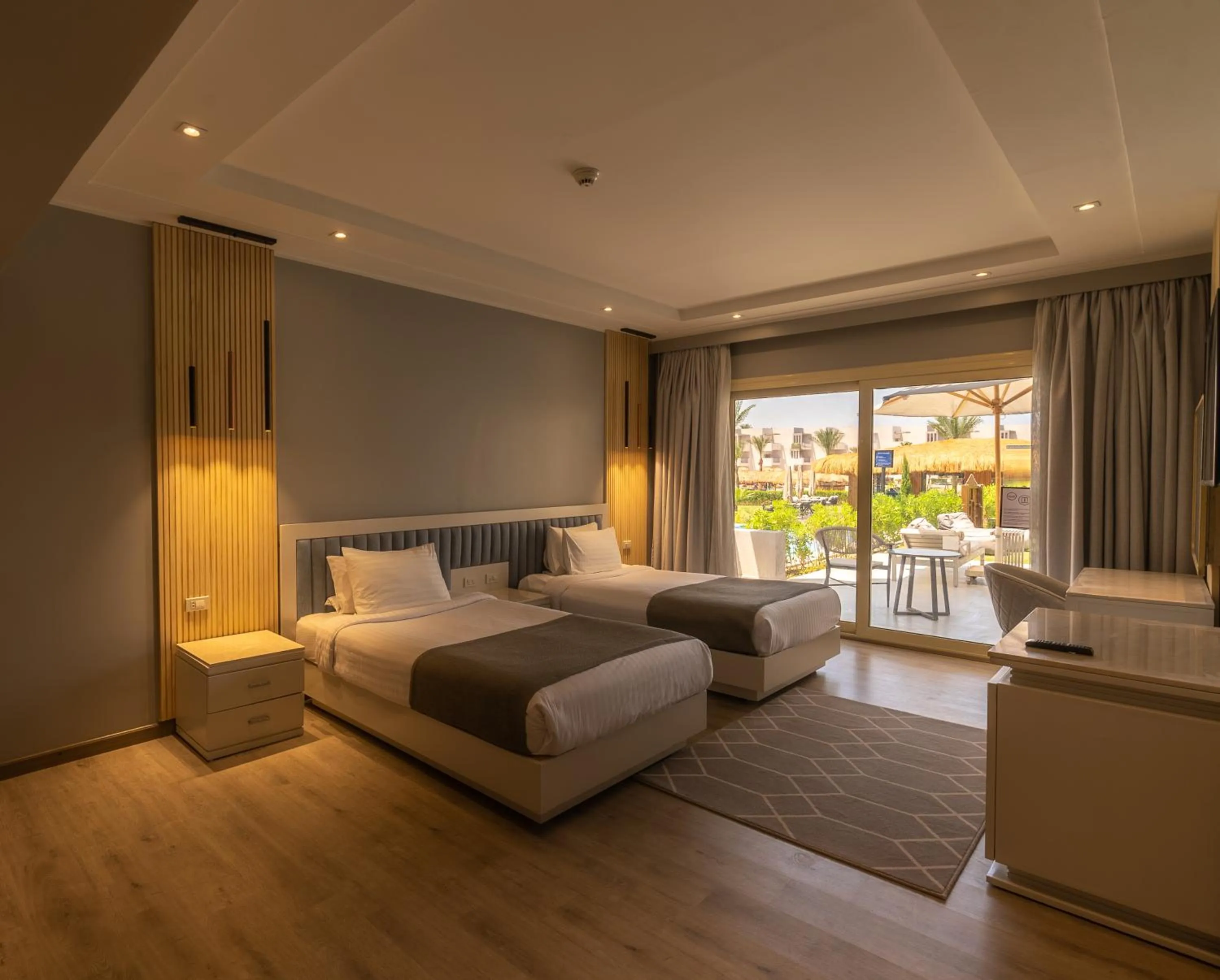 Bed in Sunrise Crystal Bay Resort -Grand Select