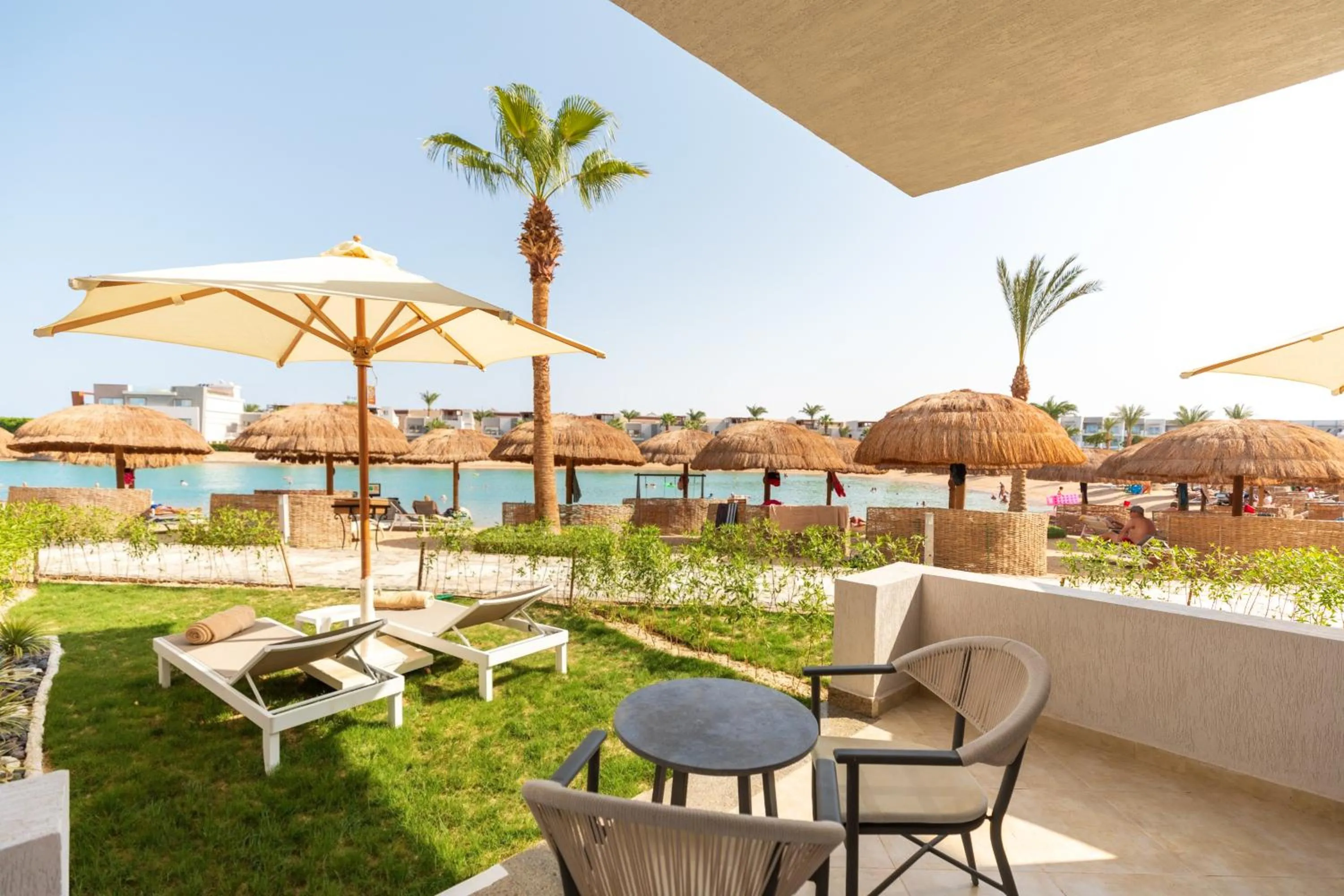 Patio in Sunrise Crystal Bay Resort -Grand Select